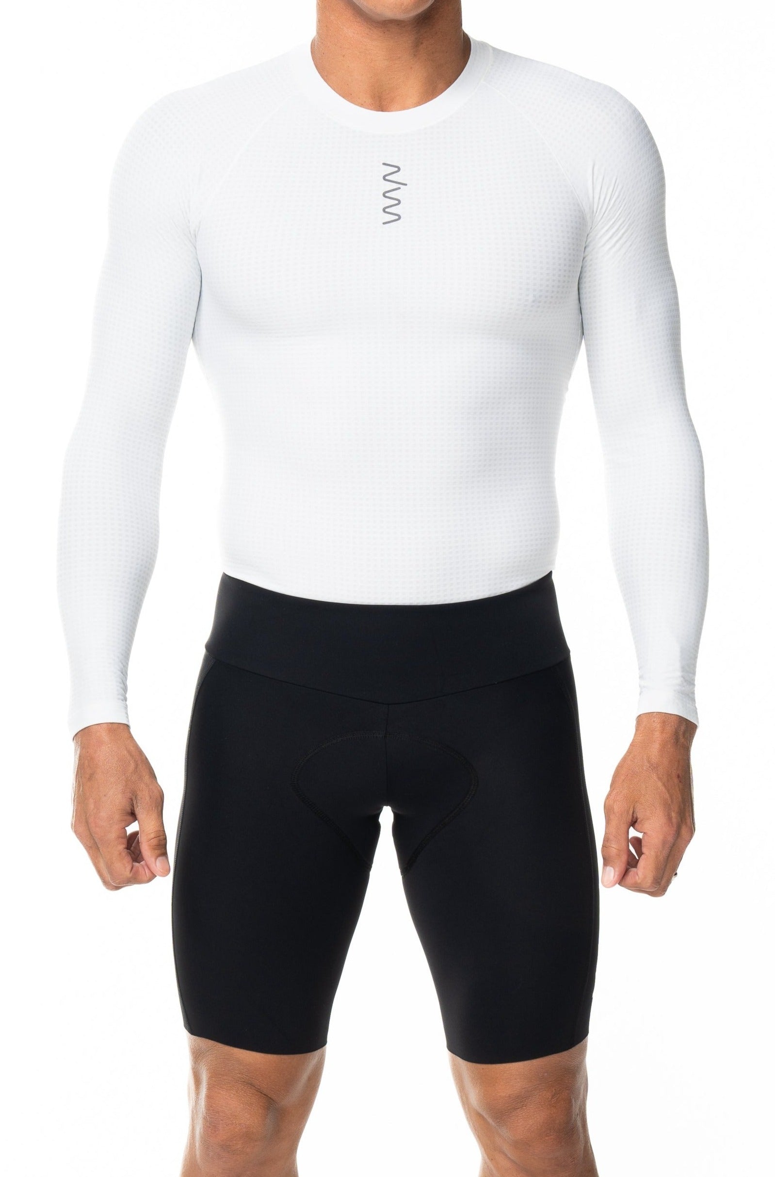 Men's Sleeved Base Layer - White