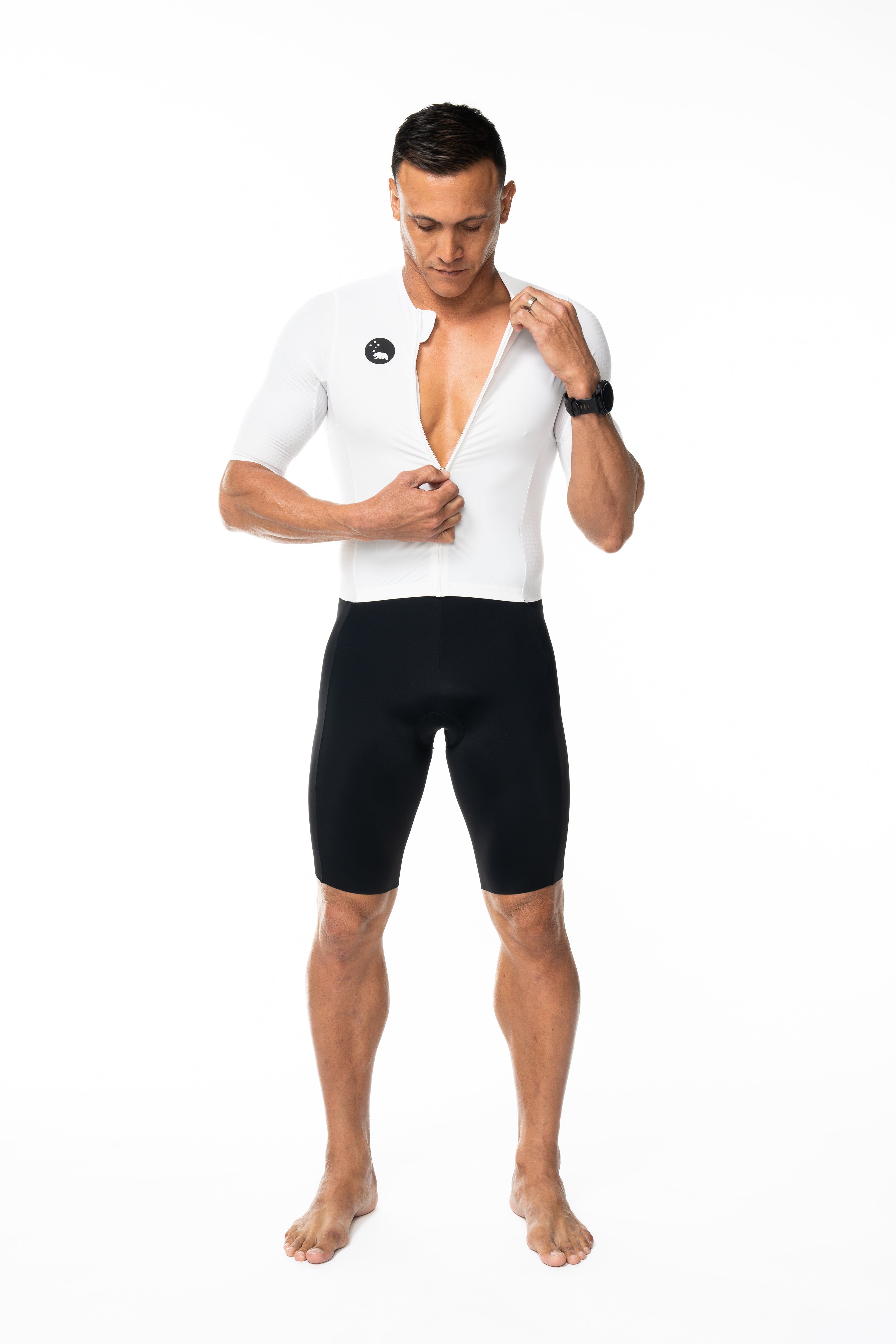 Men's LUCEO+ Aero Tri Suit - White