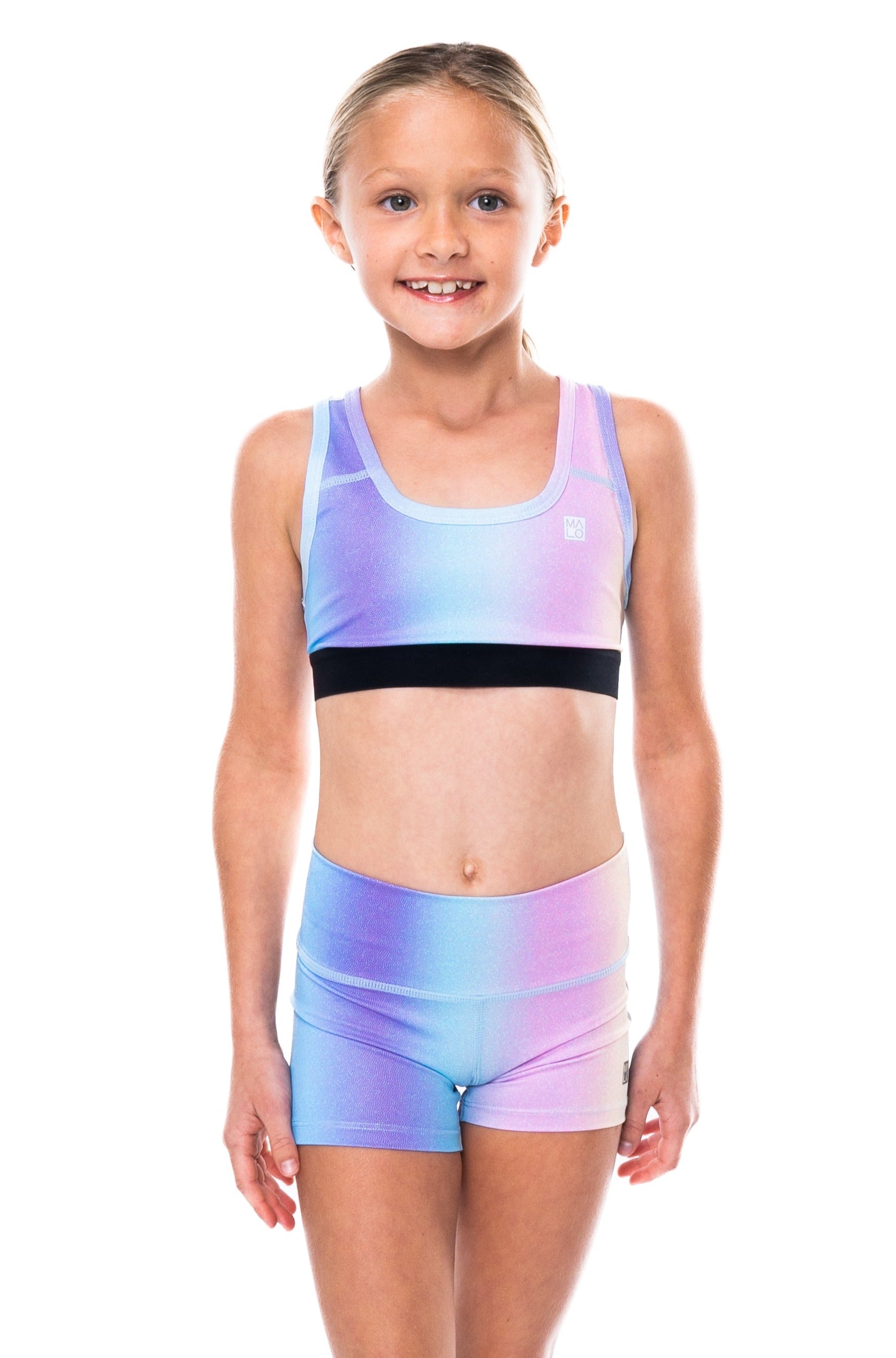 WYN by MALO Girls Sprinter Shorts - Prism