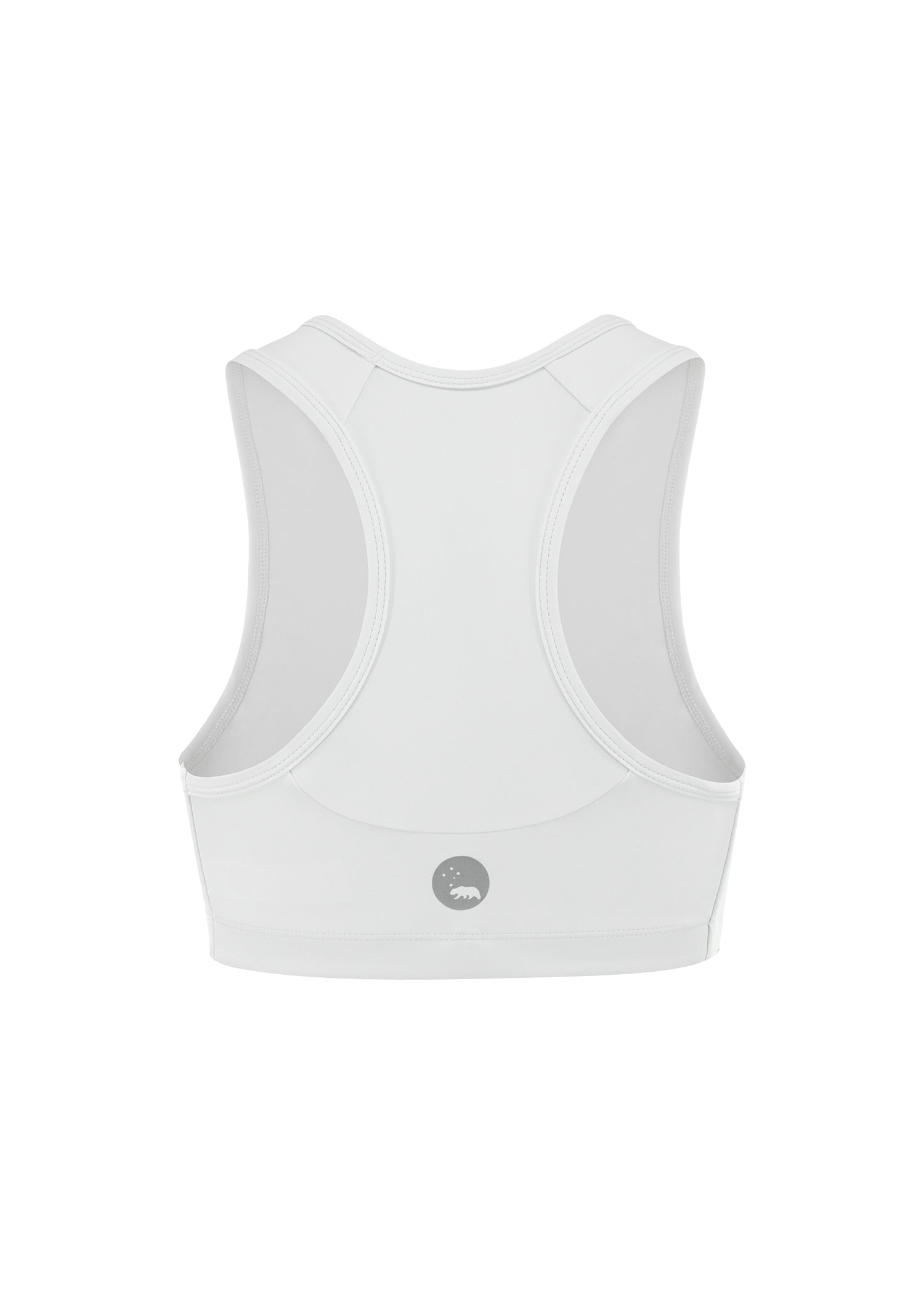 Women's Racergirl Racerback Sports Bra - White
