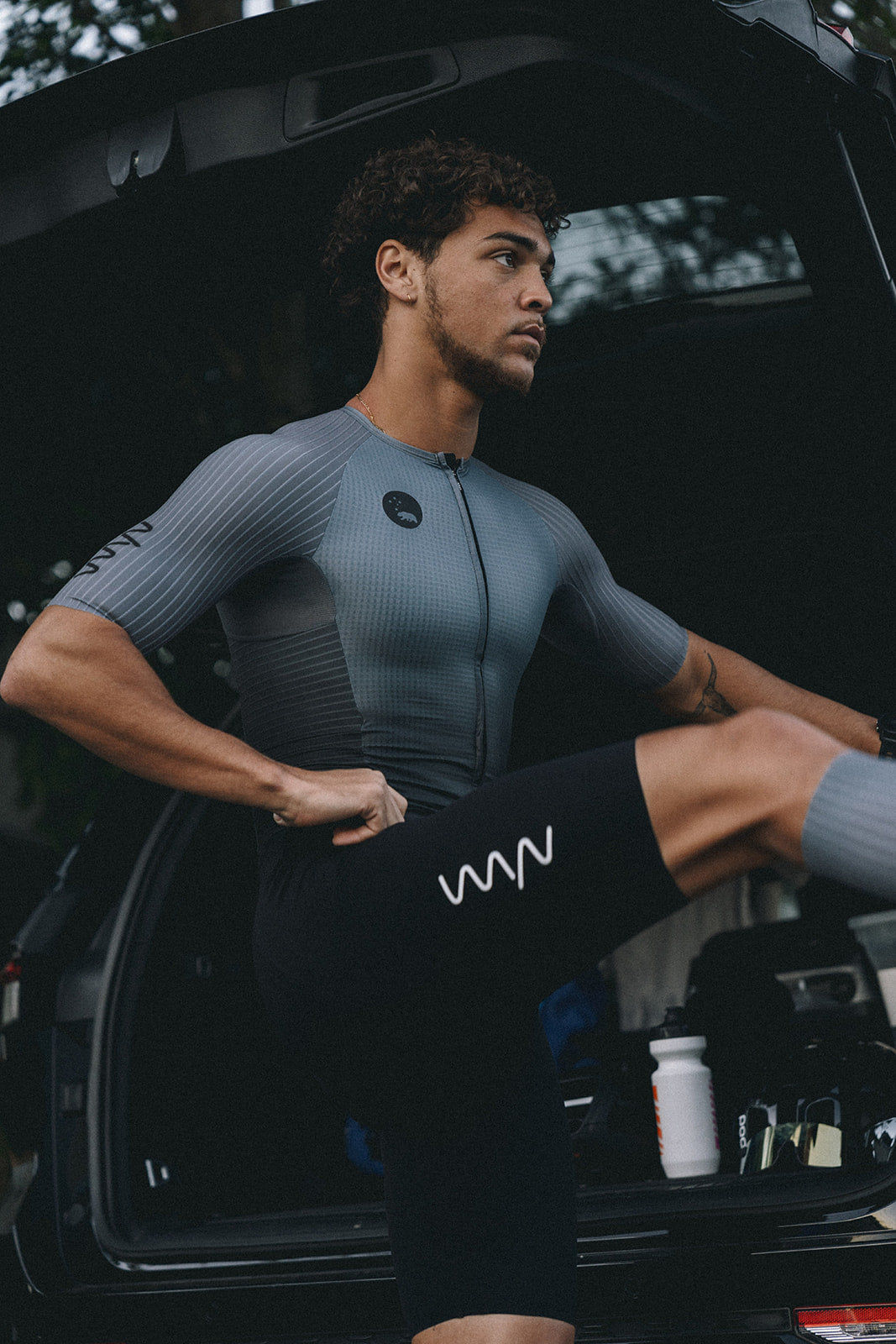 Men's CdA Tri Suit - Gunmetal Gray