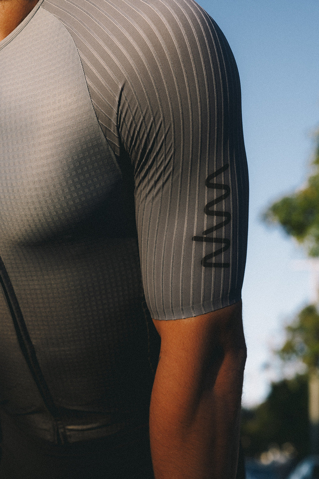 Men's CdA Aero Tri Suit - Gunmetal Gray