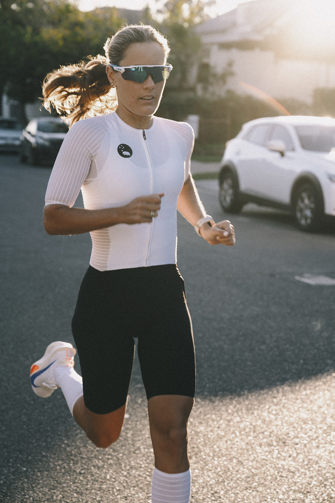 Women's CdA Aero Tri Suit - White