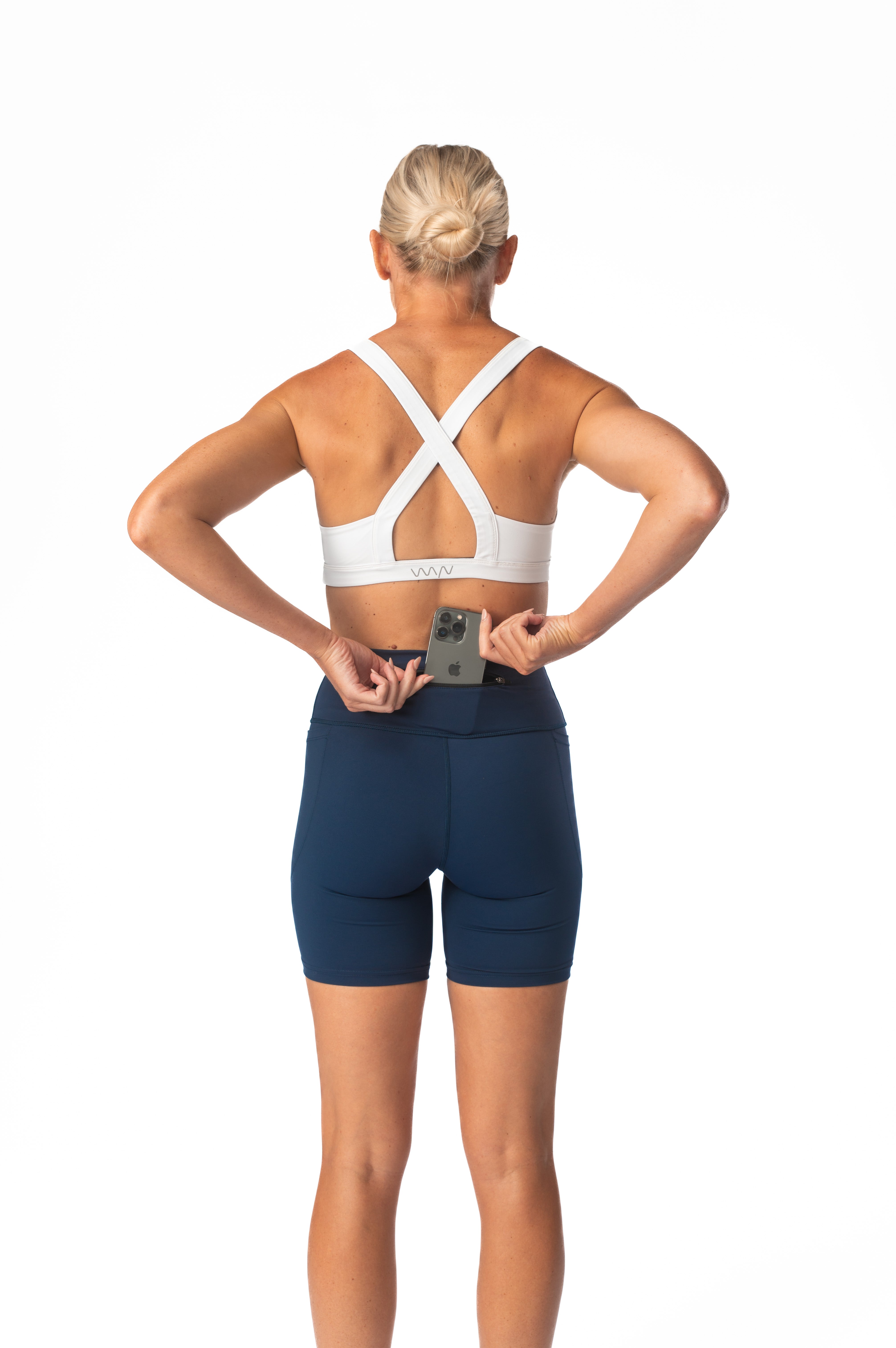 Women's Little Bit Longer Shorts 2.0 - Navy