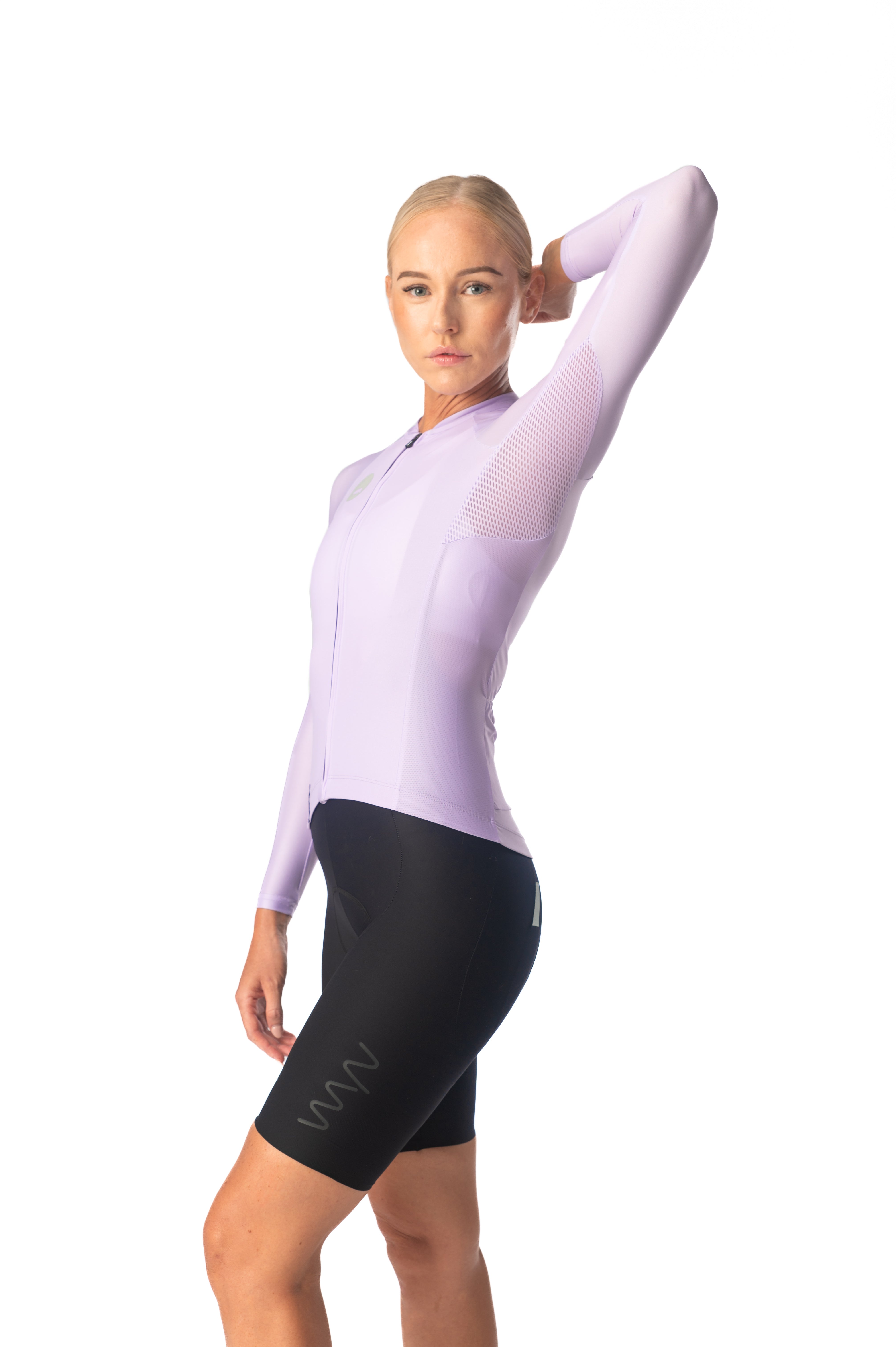 Women's Lightweight Long Sleeve Cycling Jersey - Lavender