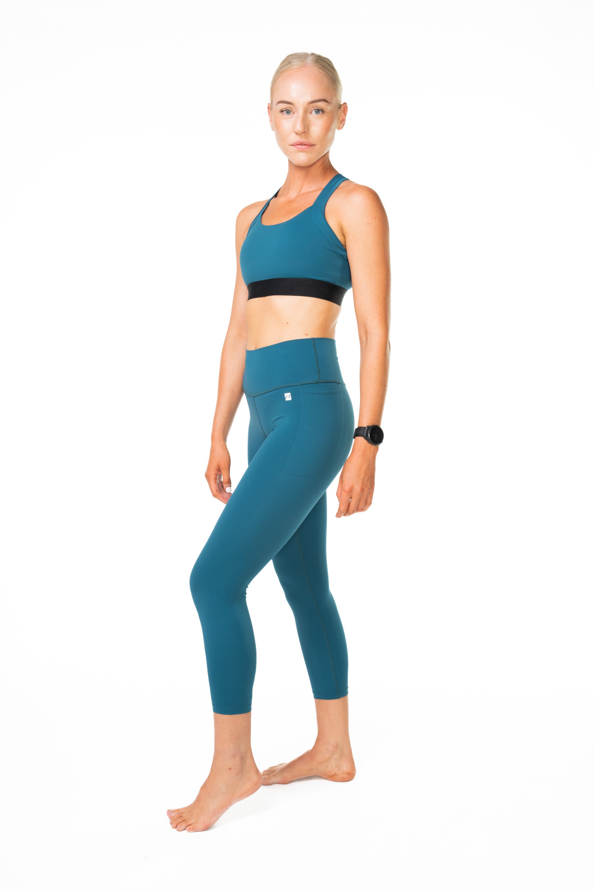 WYN Active Flow And Go 7/8 Tights - Jade