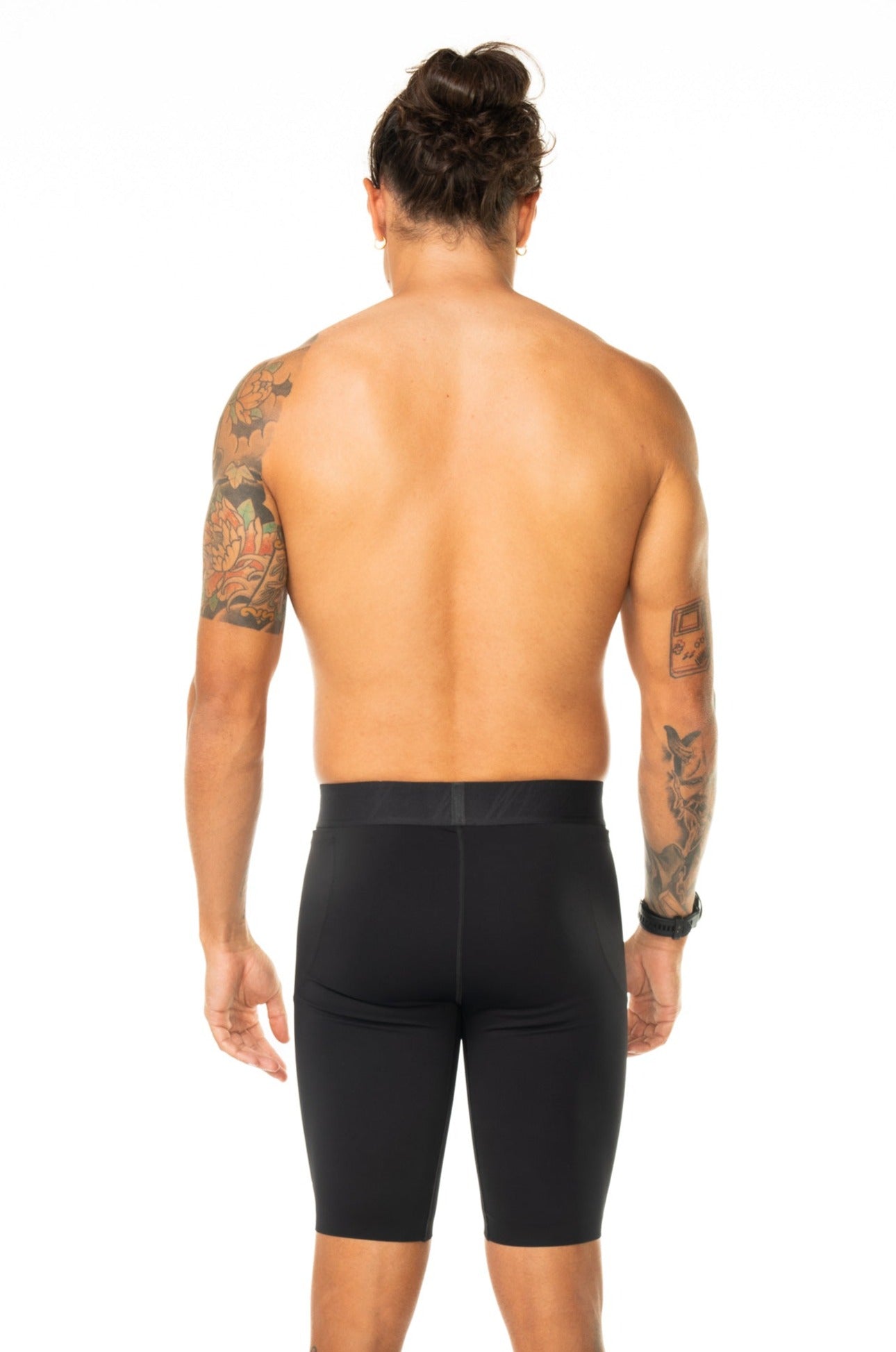 Men's Run Short Tights - Black