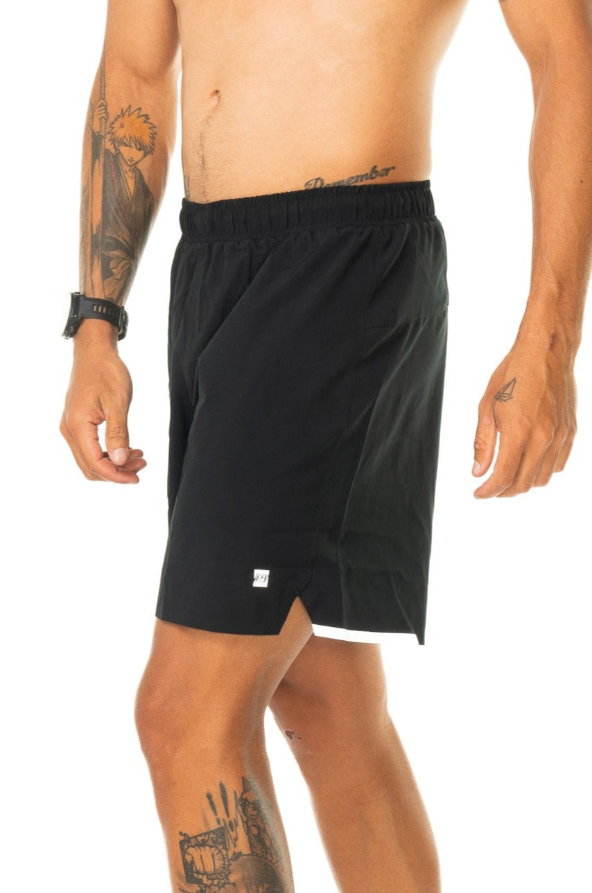 WYN Active Noosa 2.0 Run Short (7")- Black