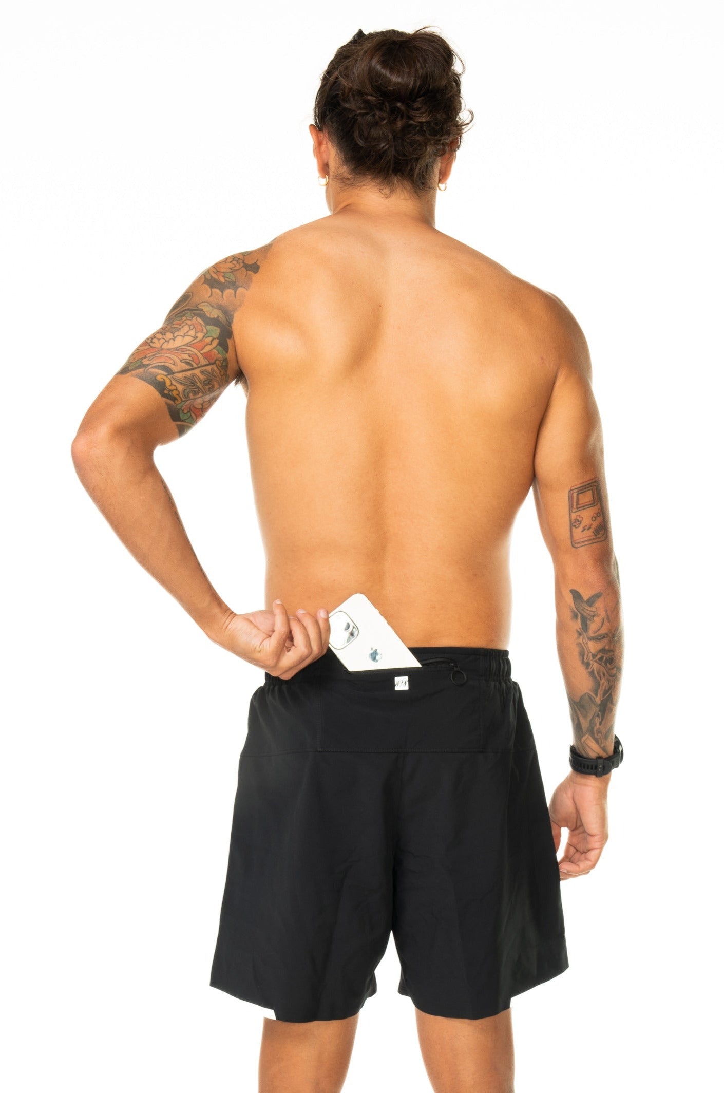 Men's Noosa 2.0 Run Short (7")- Black