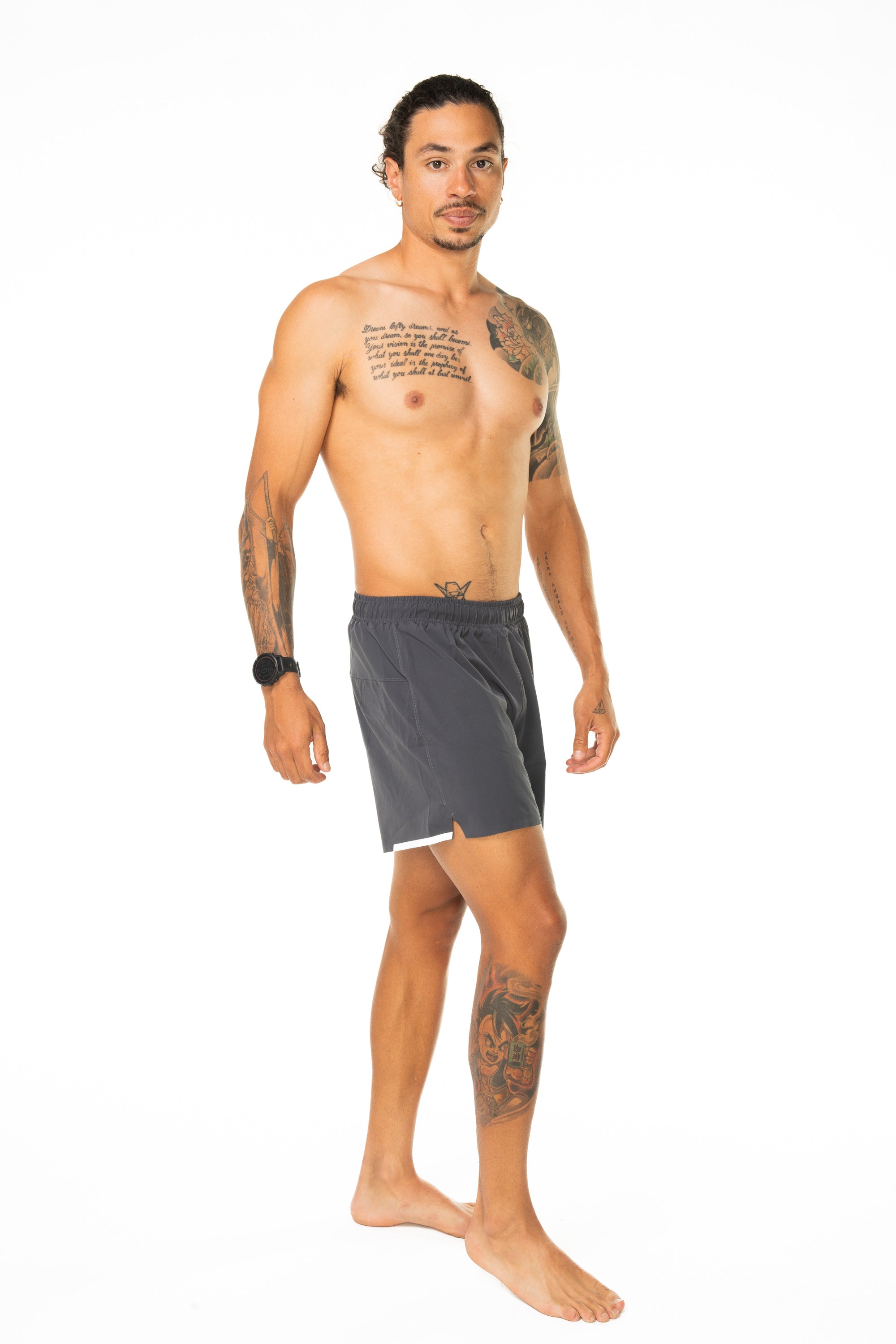 Men's Noosa 2.0 Run Short (5")- Charcoal