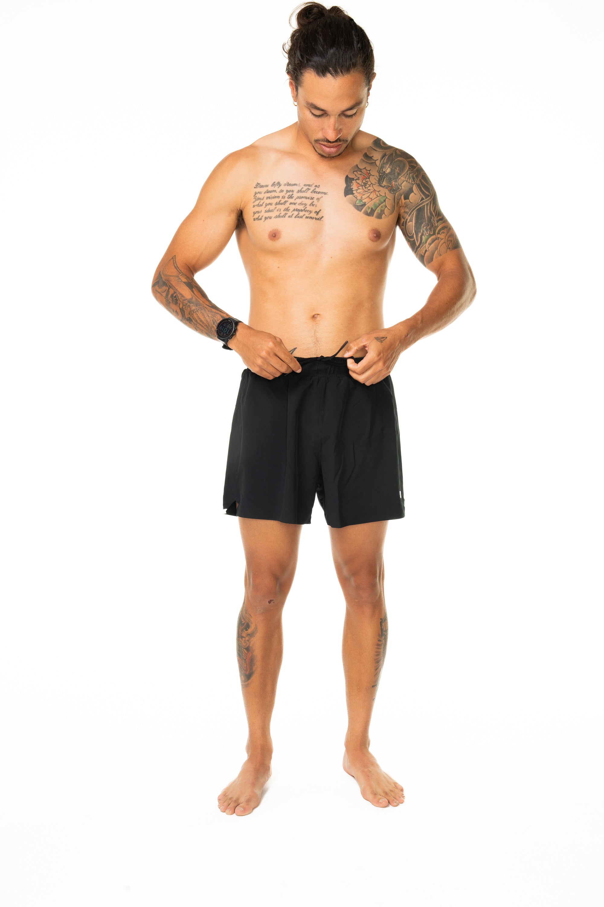 Men's Noosa 2.0 Run Short (5")- Black