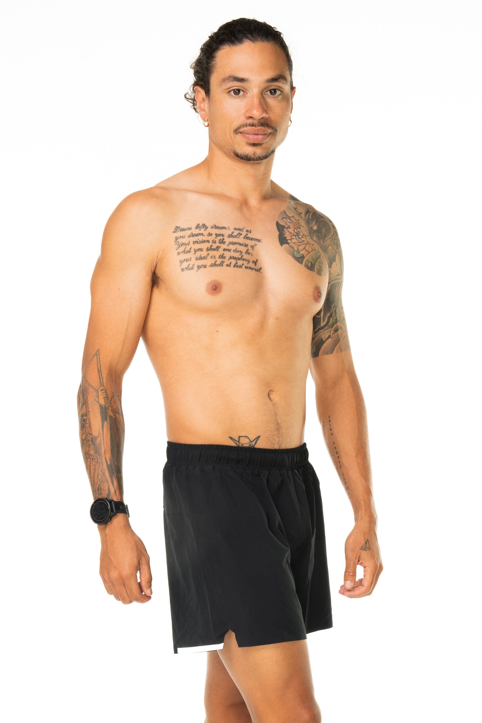 Men's Noosa 2.0 Run Short (5")- Black