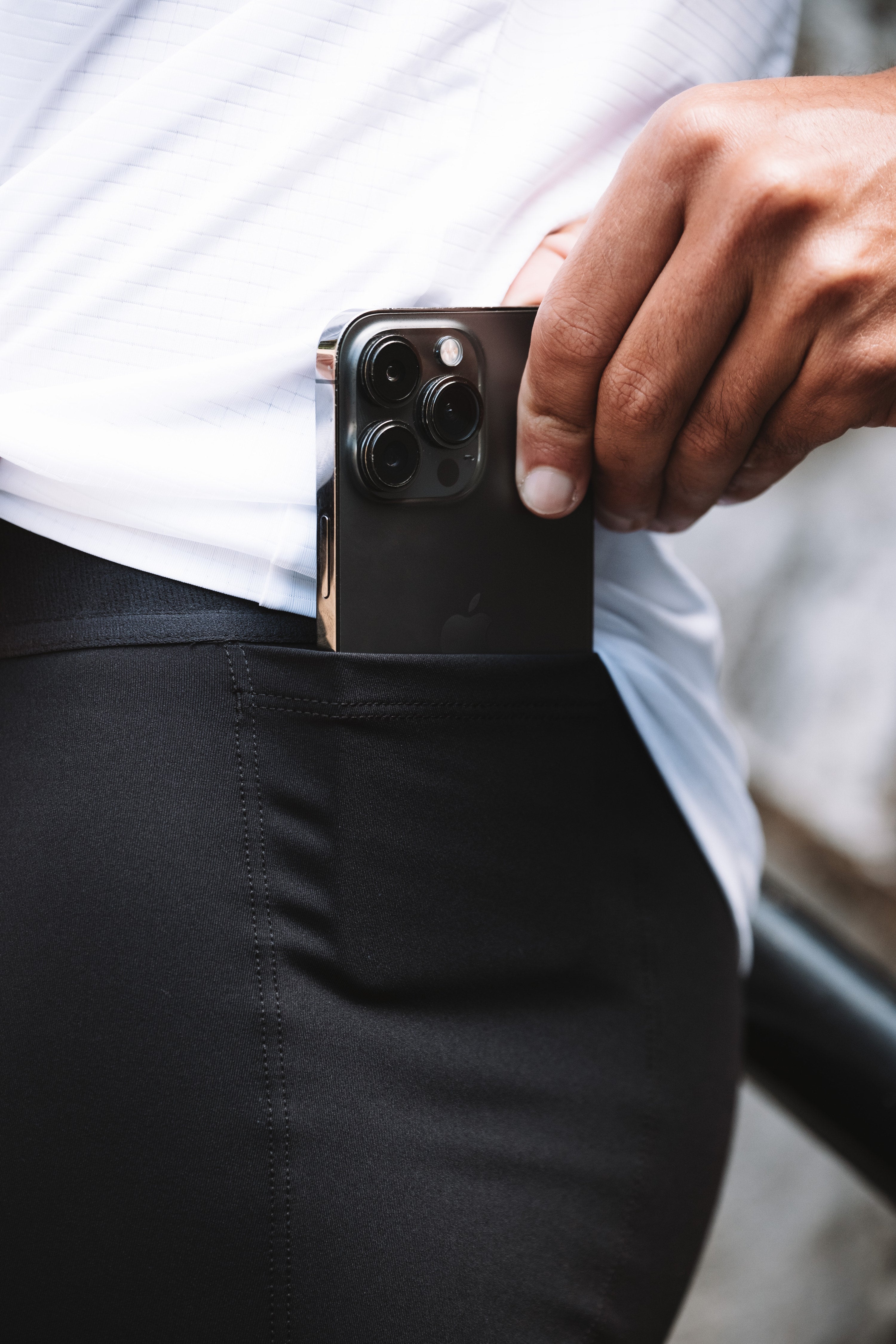 Men's Run Short Tights - Black