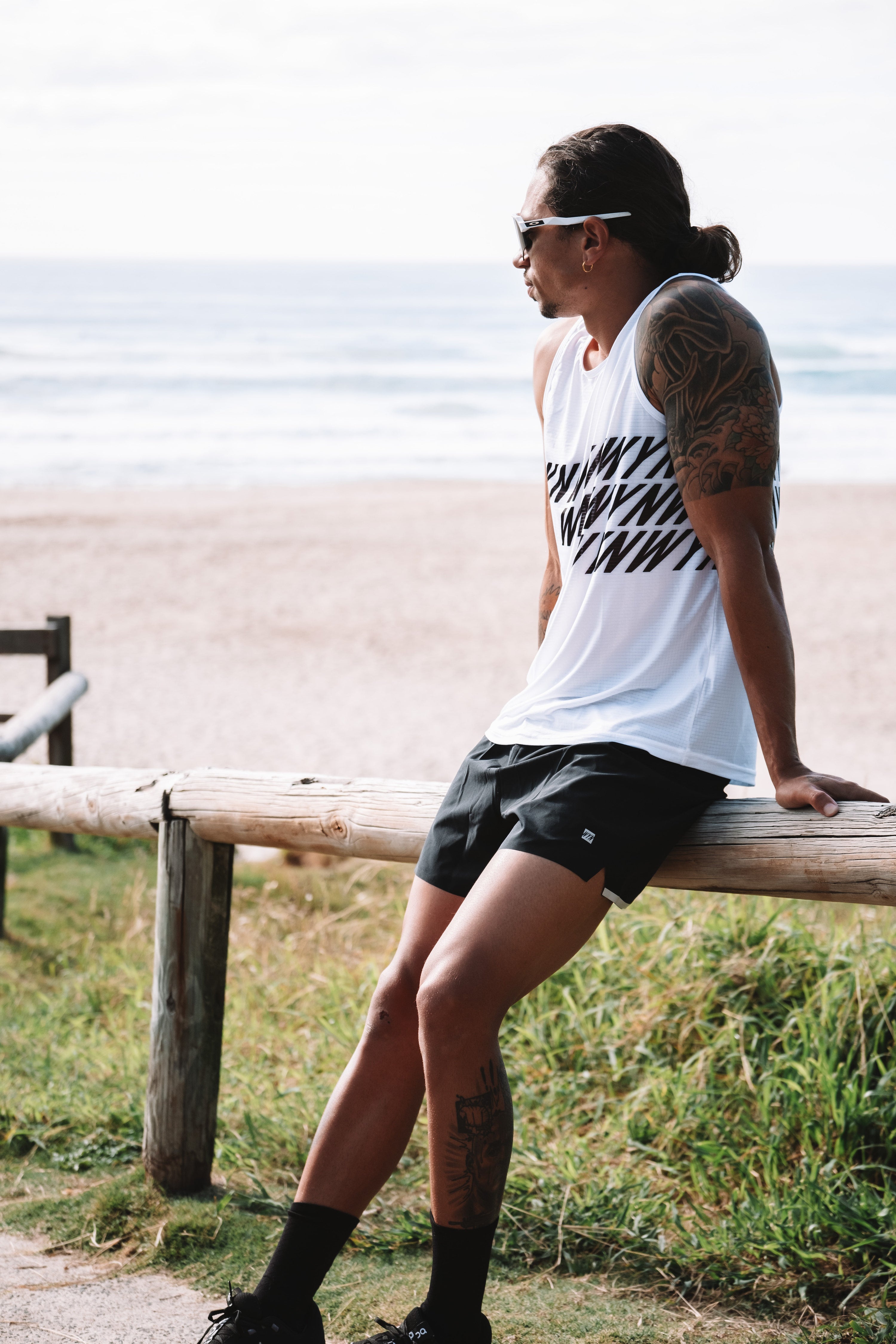 Men's Noosa 2.0 Run Short (5")- Black