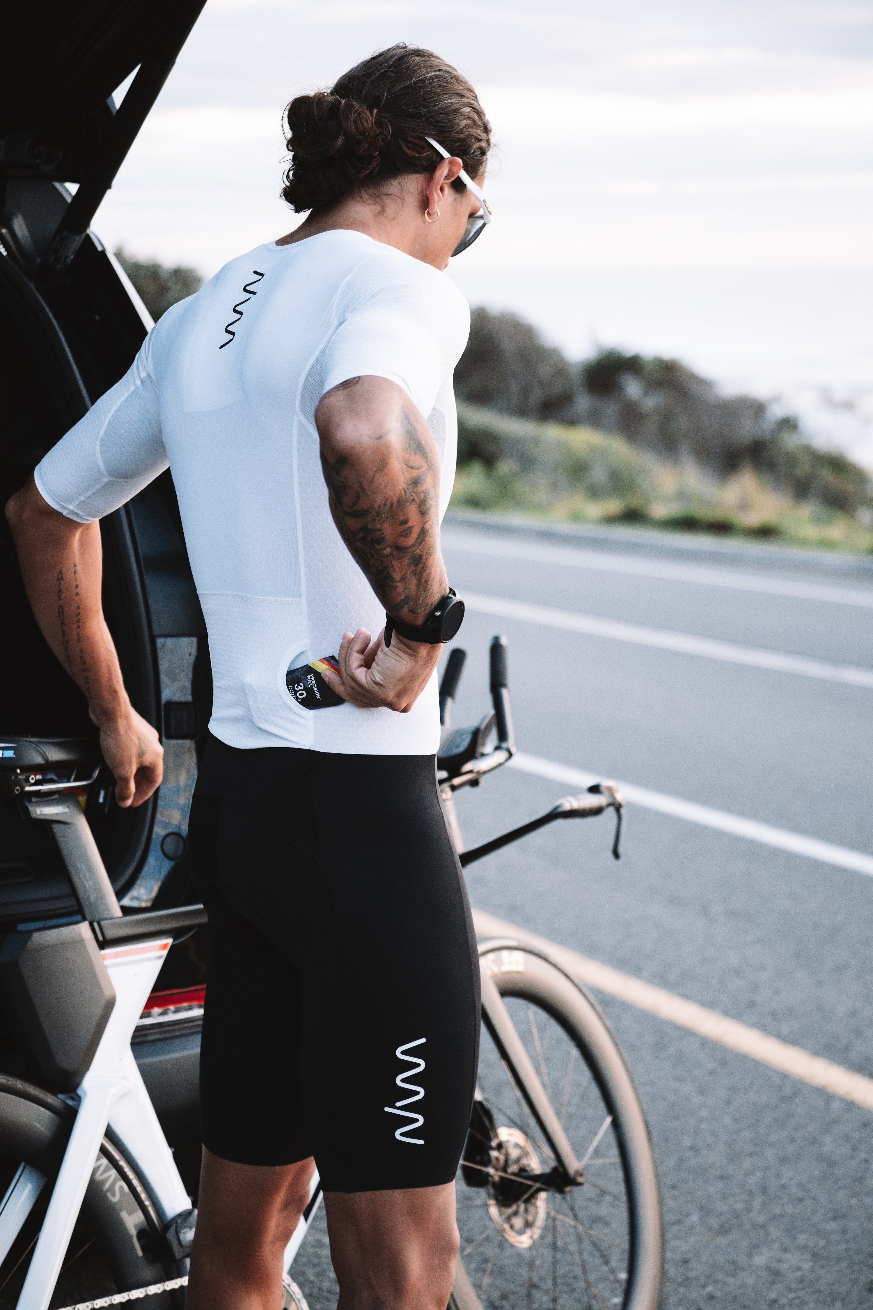 Men's LUCEO+ Aero Tri Suit - White