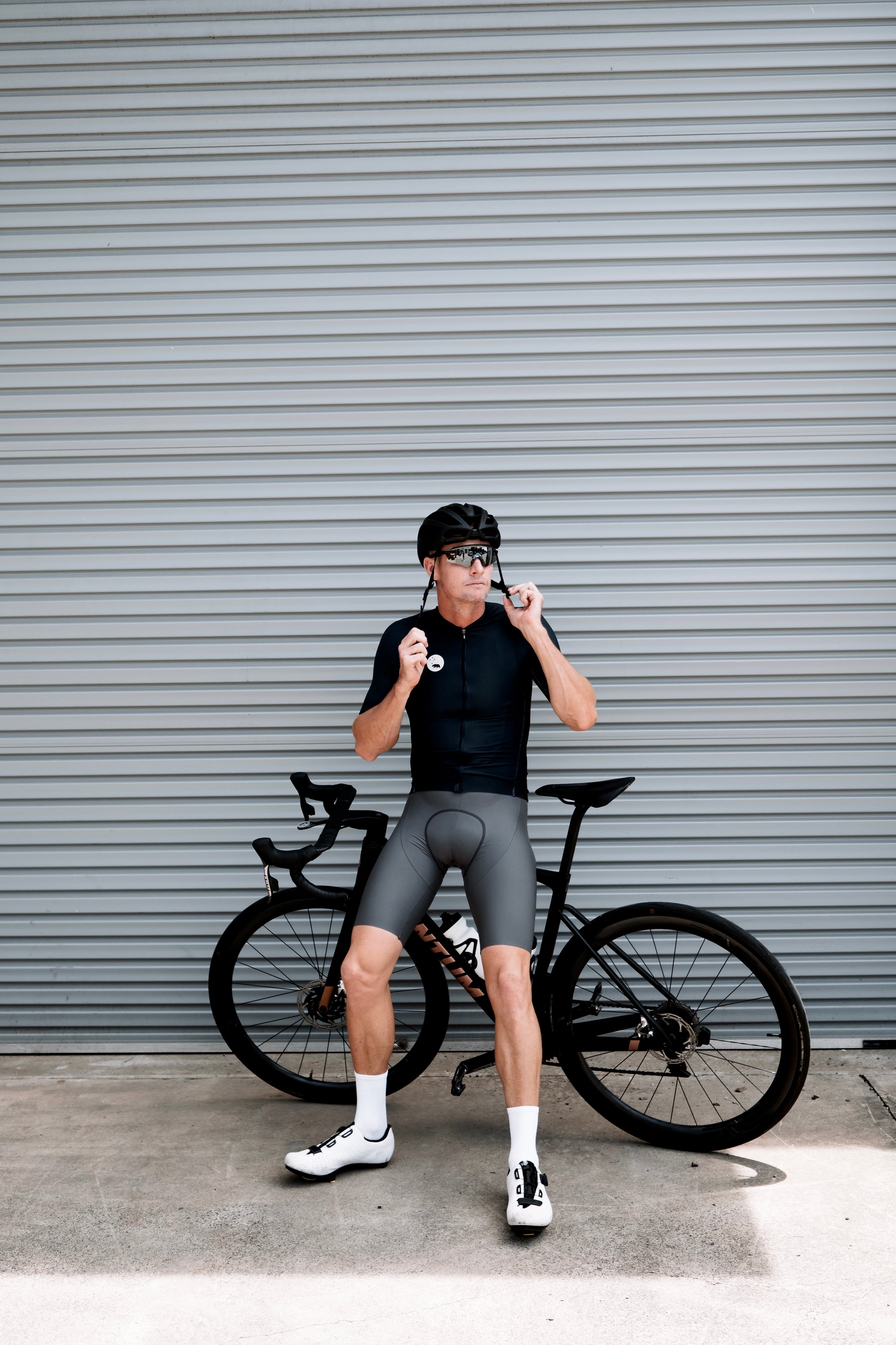 Men's LUCEO Hex Racer Cycling Jersey - Black