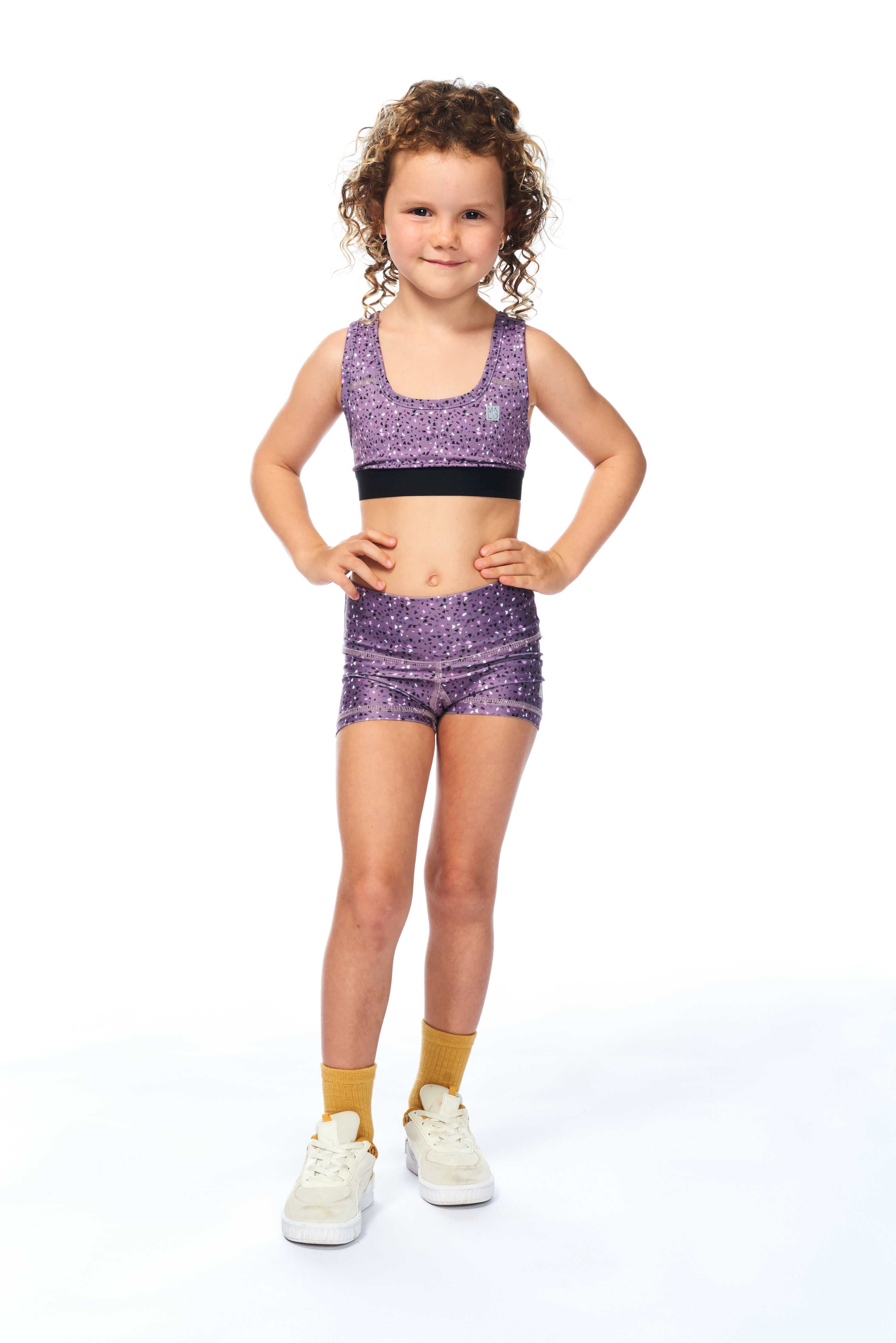 WYN by MALO Girls Sprinter Shorts - Amethyst