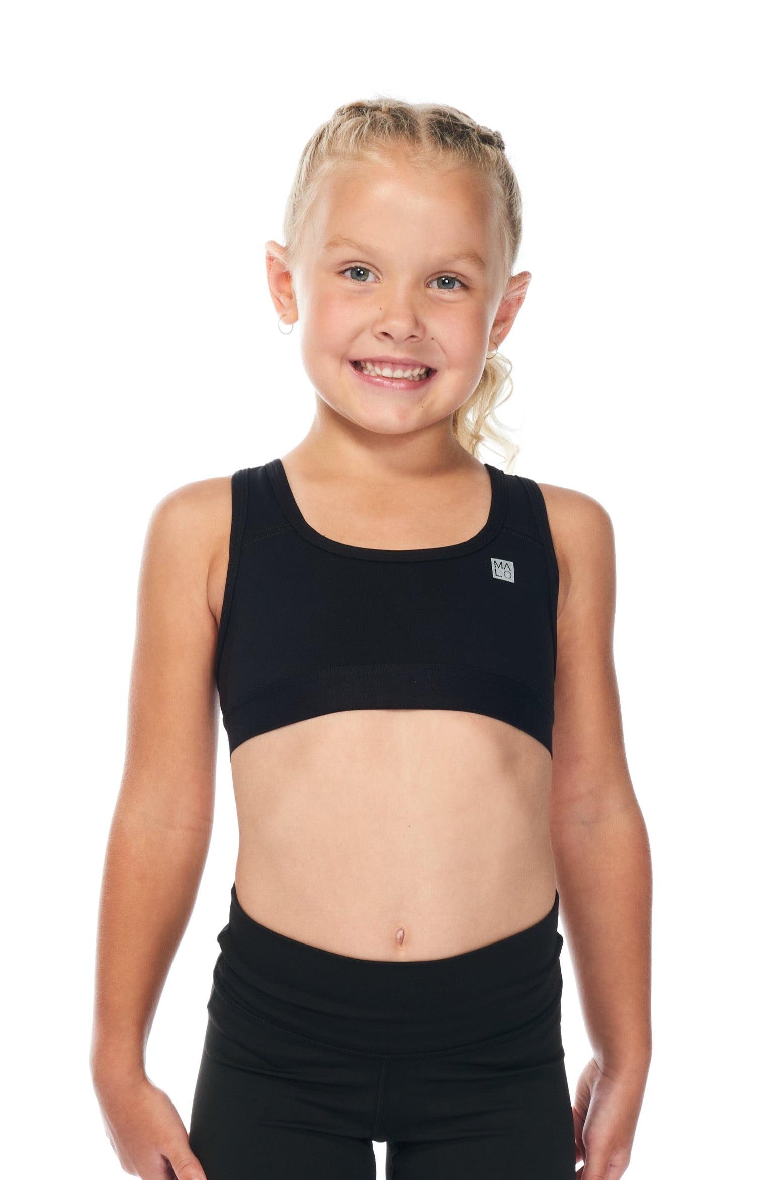 WYN by MALO Girls Bra - Black