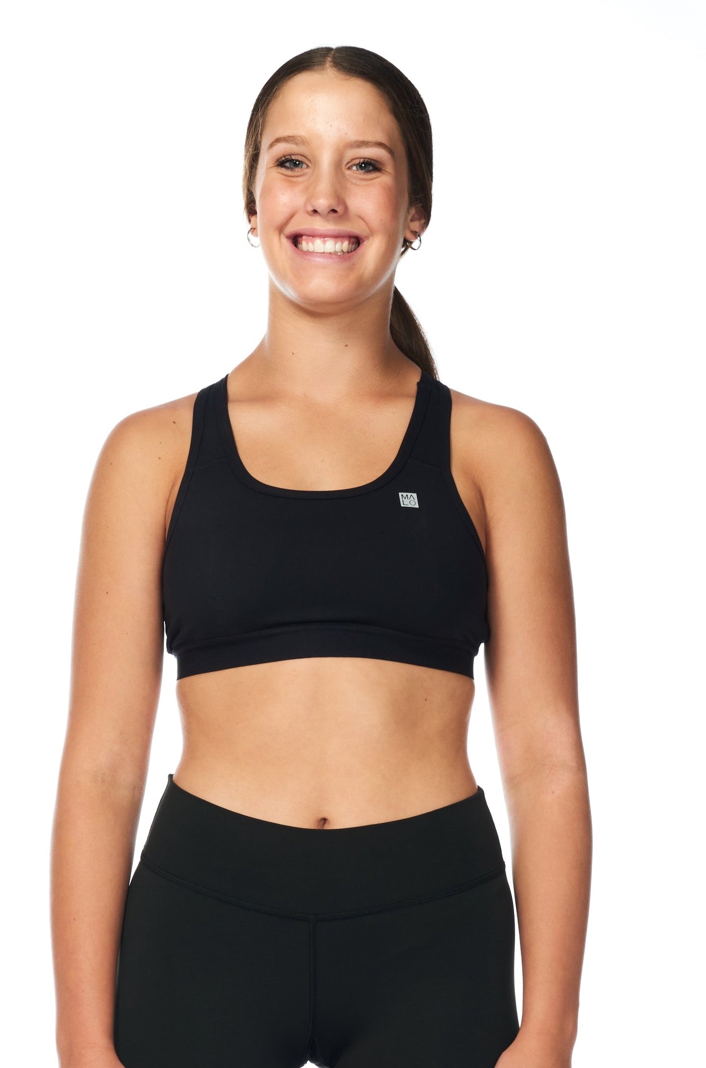 WYN by MALO Girls Bra - Black