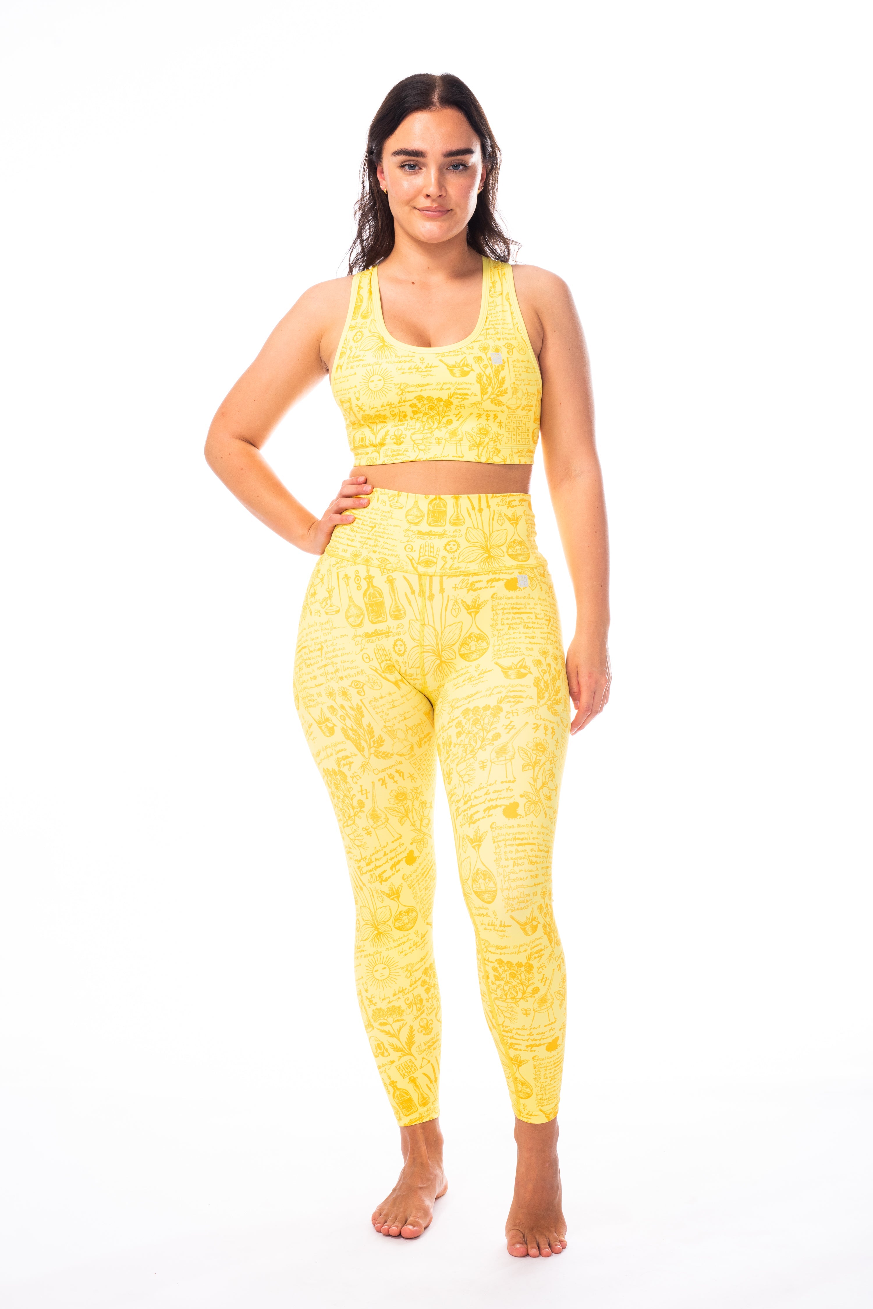 WYN by MALO racergirl bra - lemon