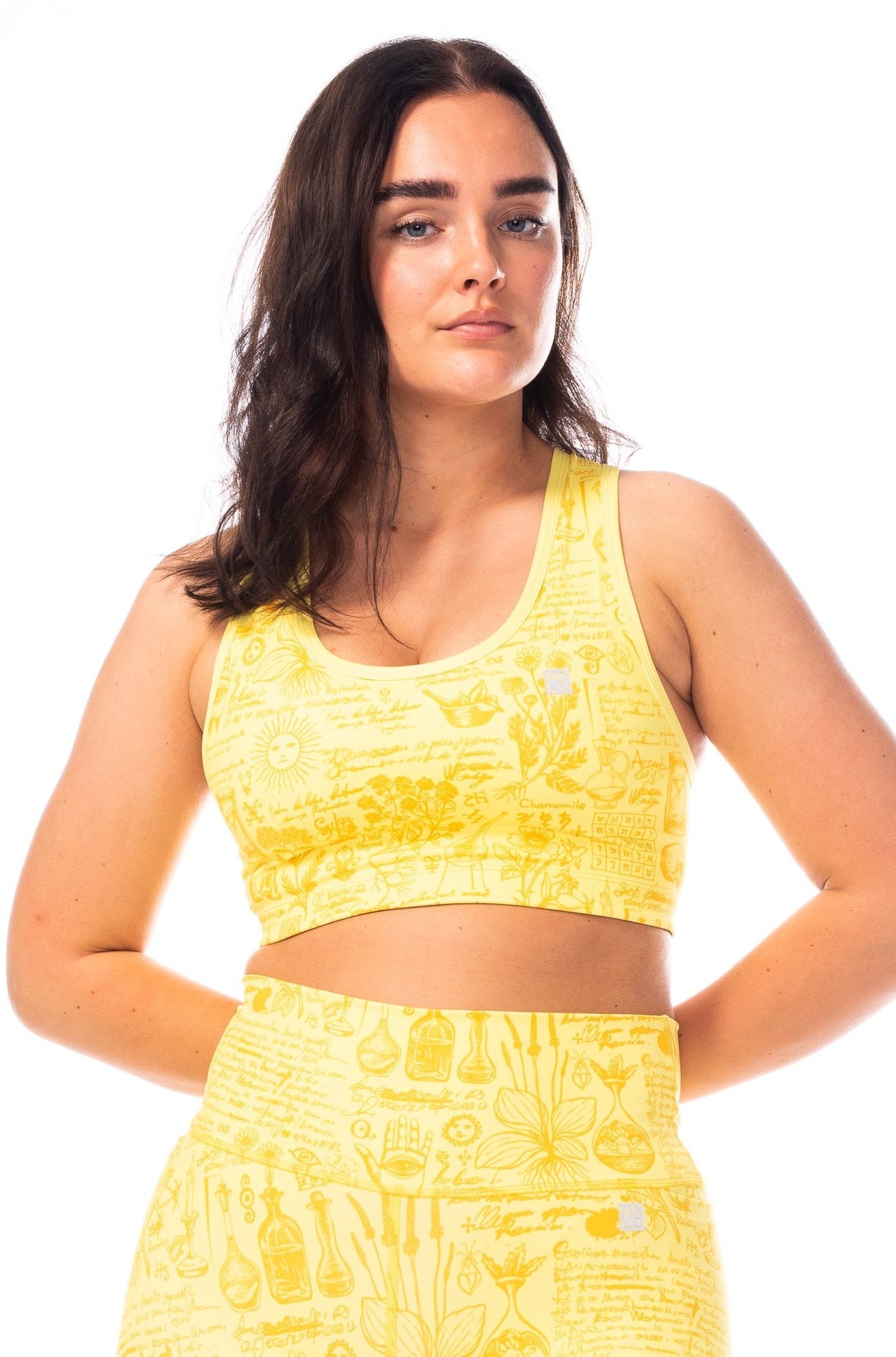 WYN by MALO racergirl bra - lemon
