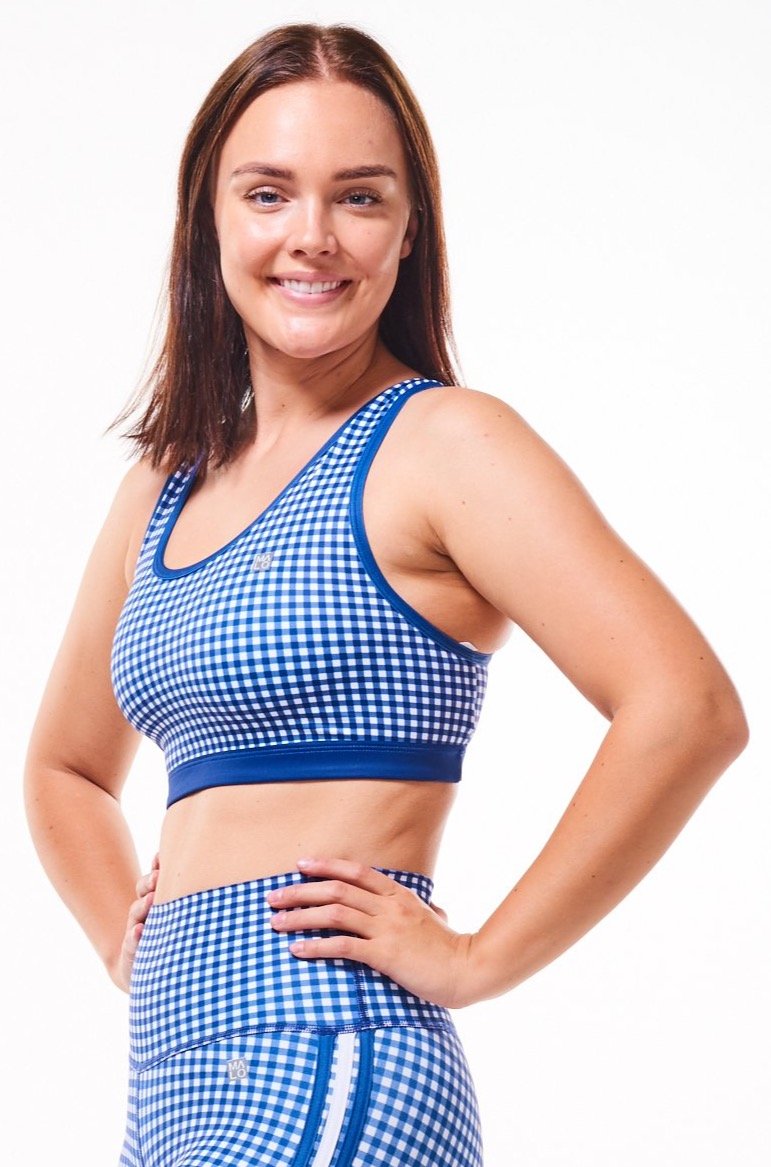 WYN by MALO racergirl bra - classic gingham