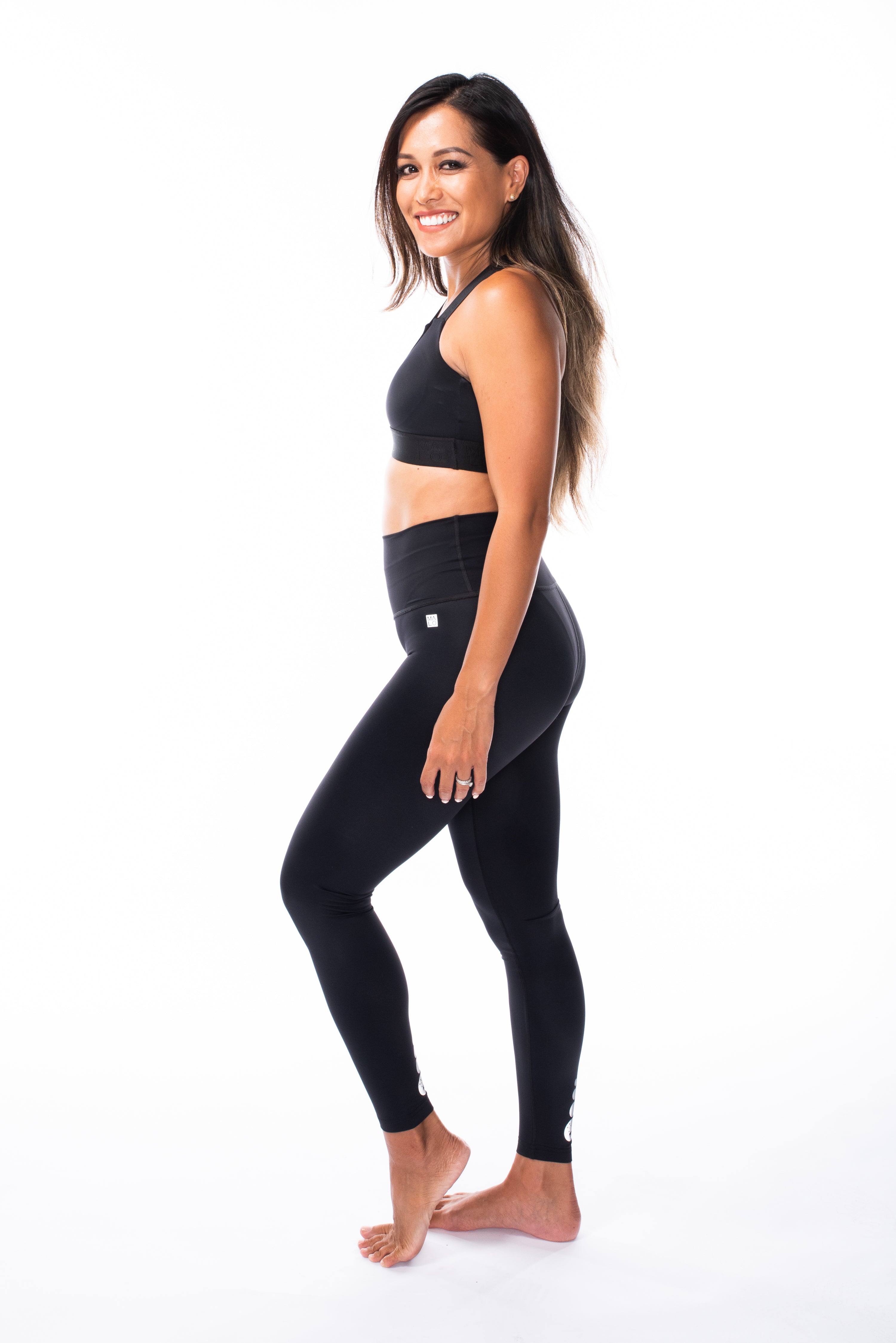 WYN by MALO EcoActive hi rise luxe leggings - black