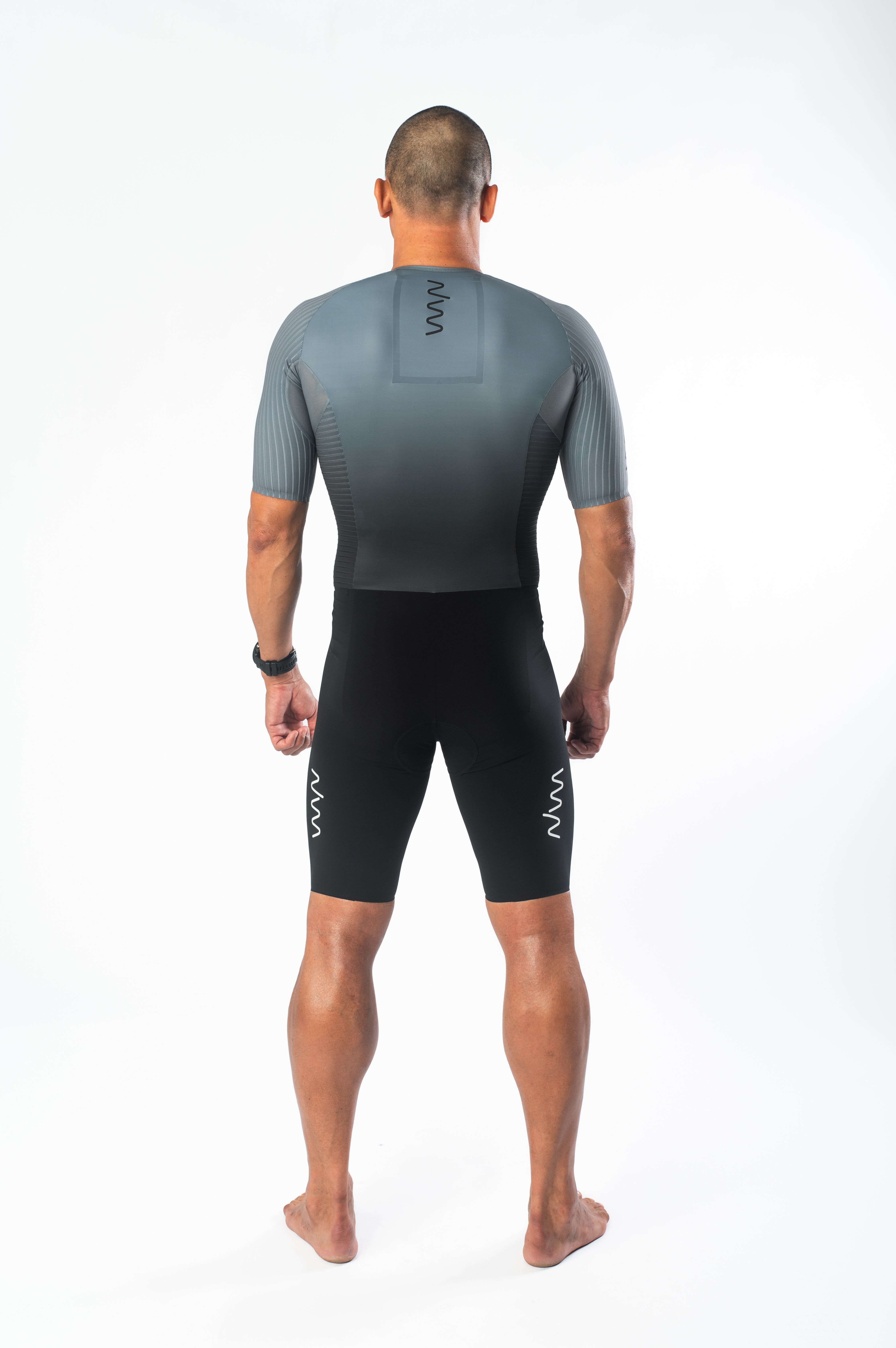 Men's CdA Aero Tri Suit - Gunmetal Gray