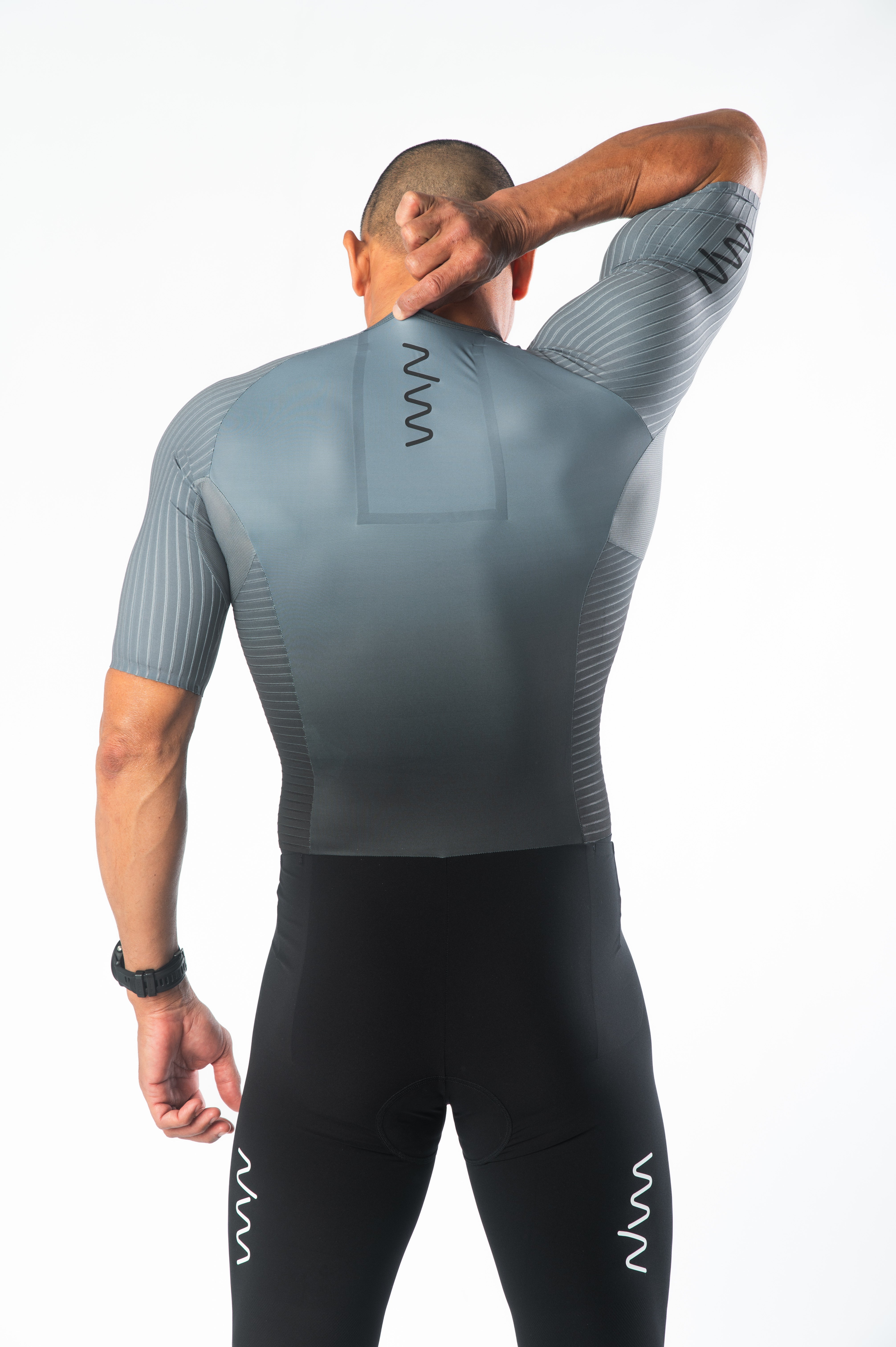 Men's CdA Aero Tri Suit - Gunmetal Gray