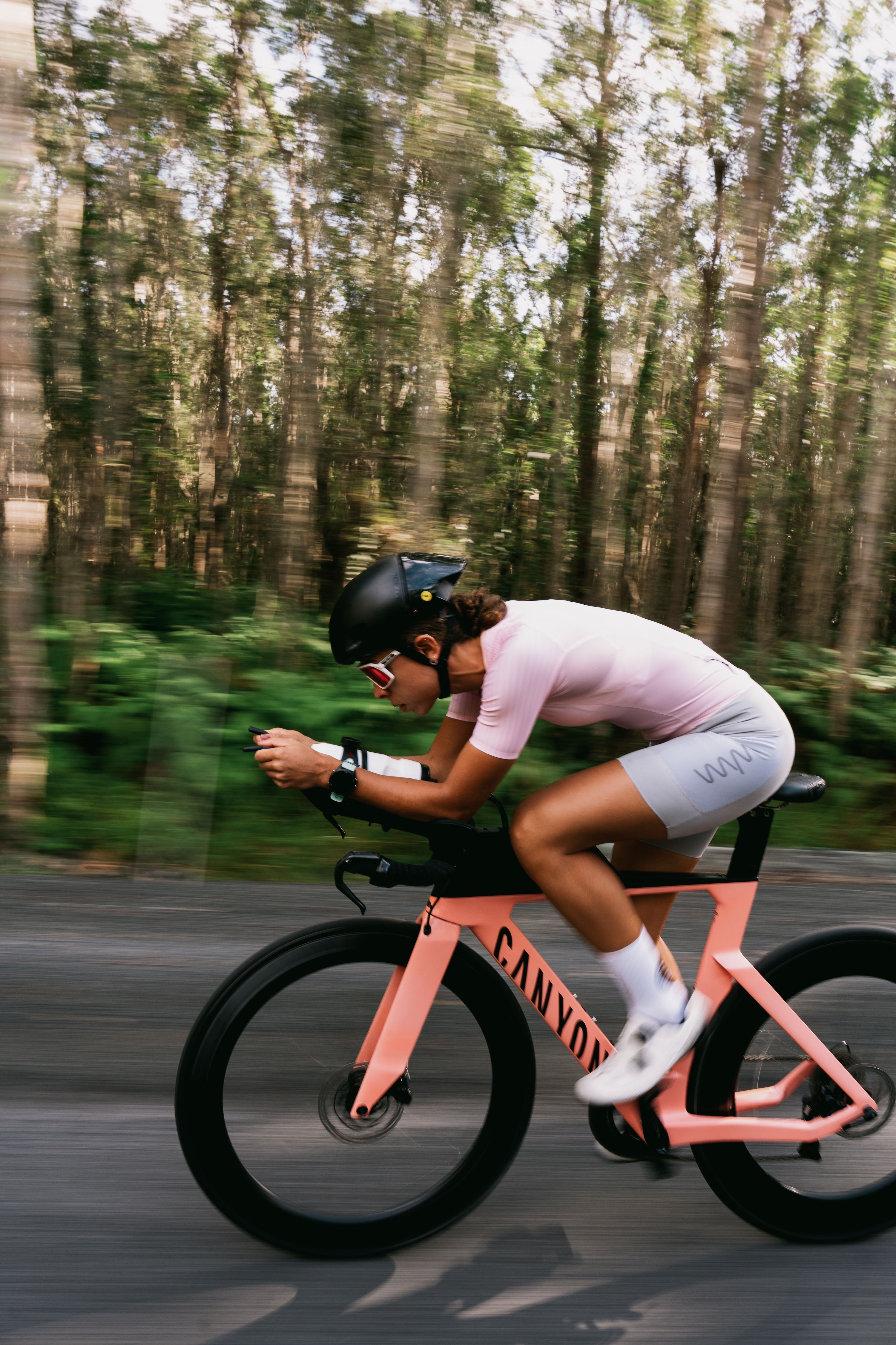 Women's Hi Velocity X Tri Suit - Petal Pink/Platinum