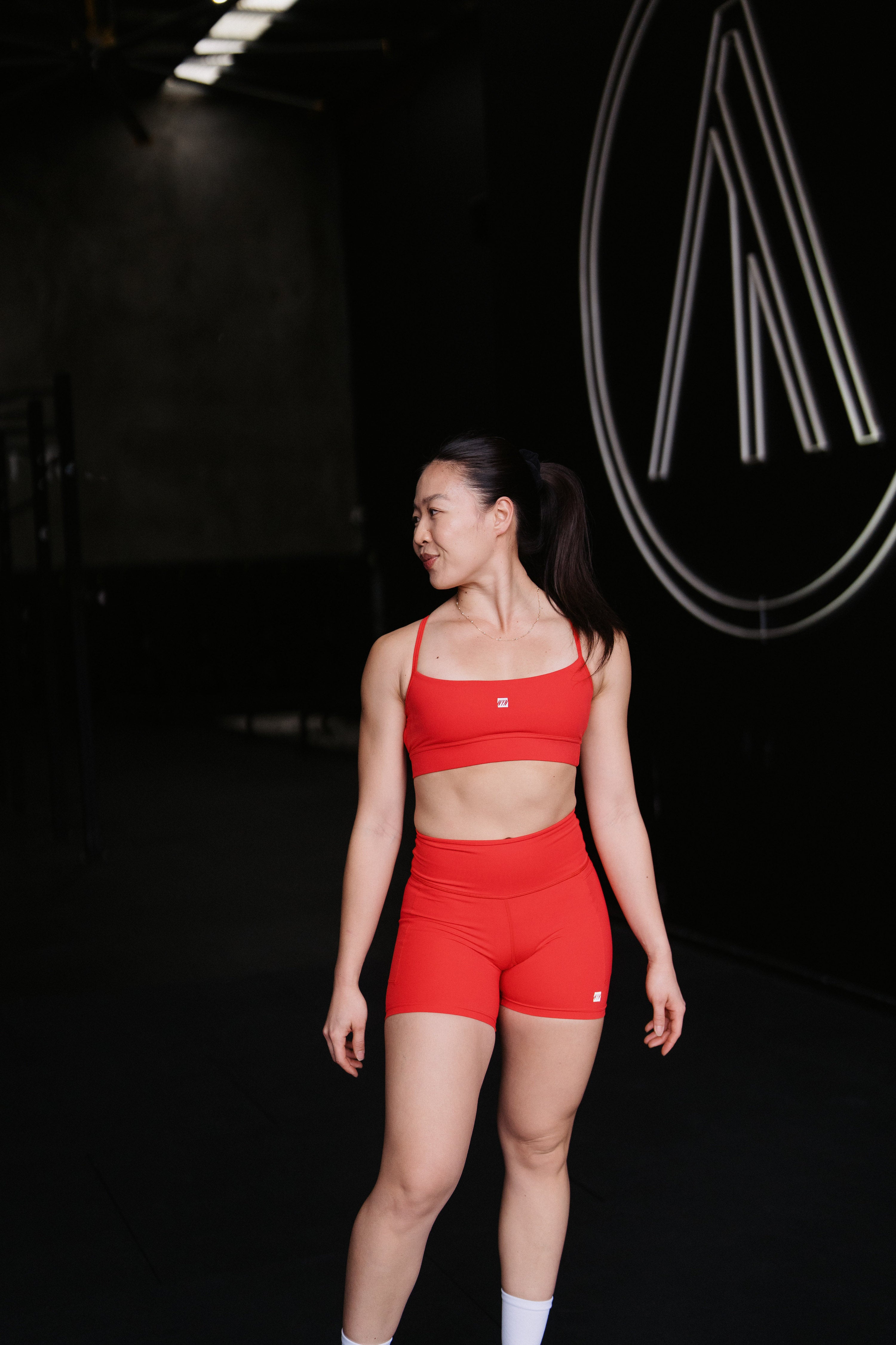 Women's Hybrid Bra - Race Red