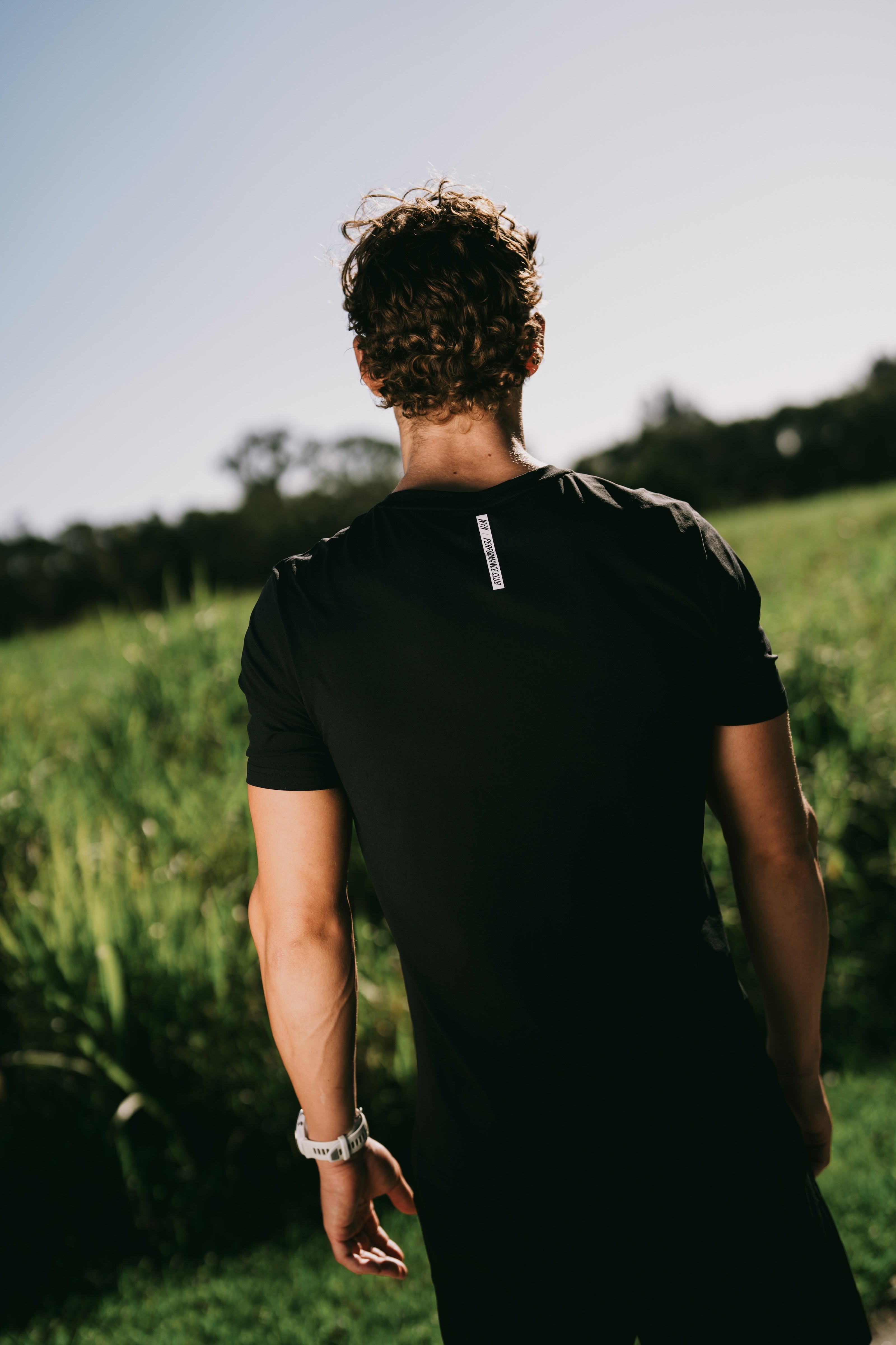 Men's Hybrid Tee - Black