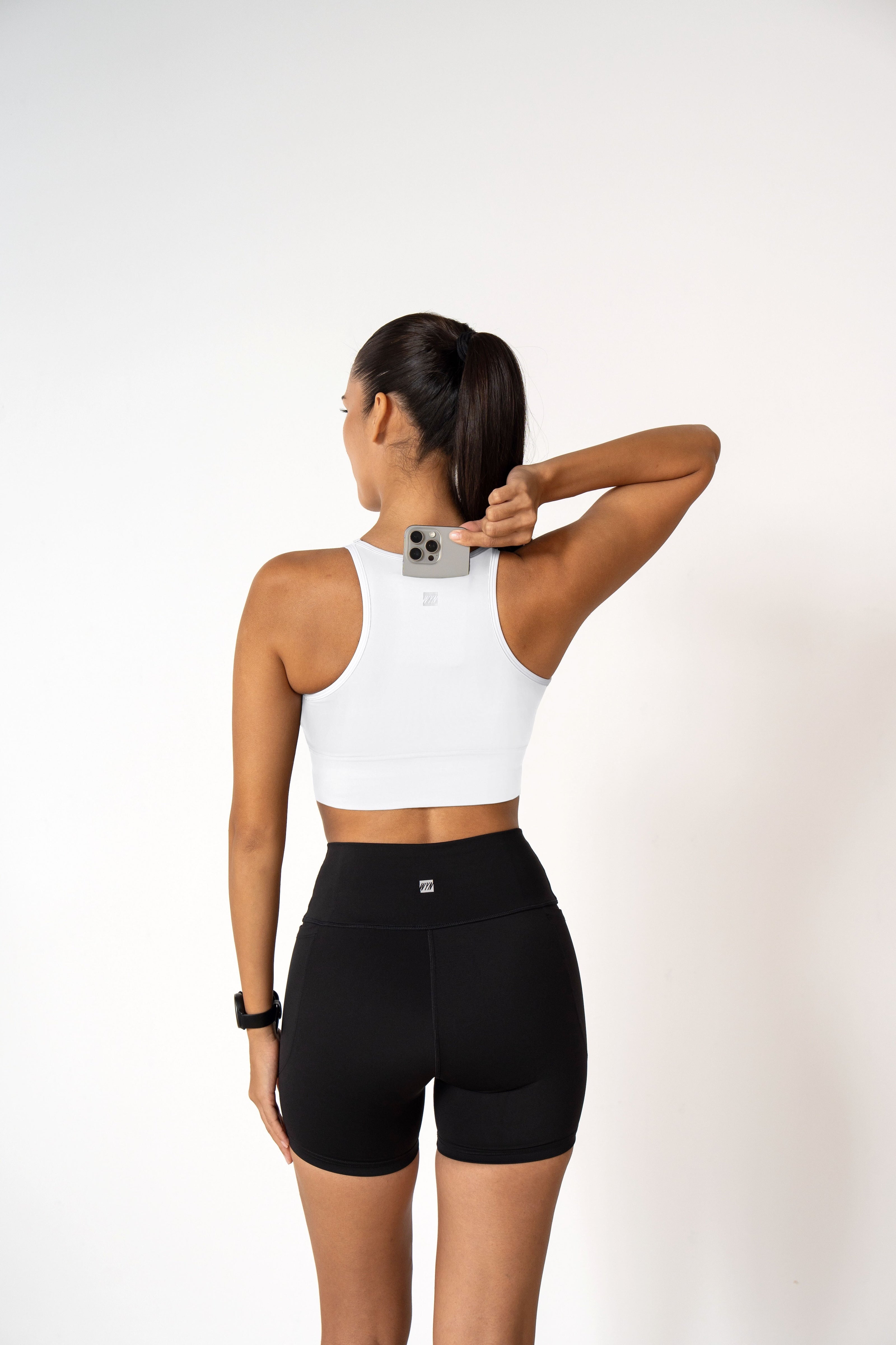 Women's On Call Crop - White