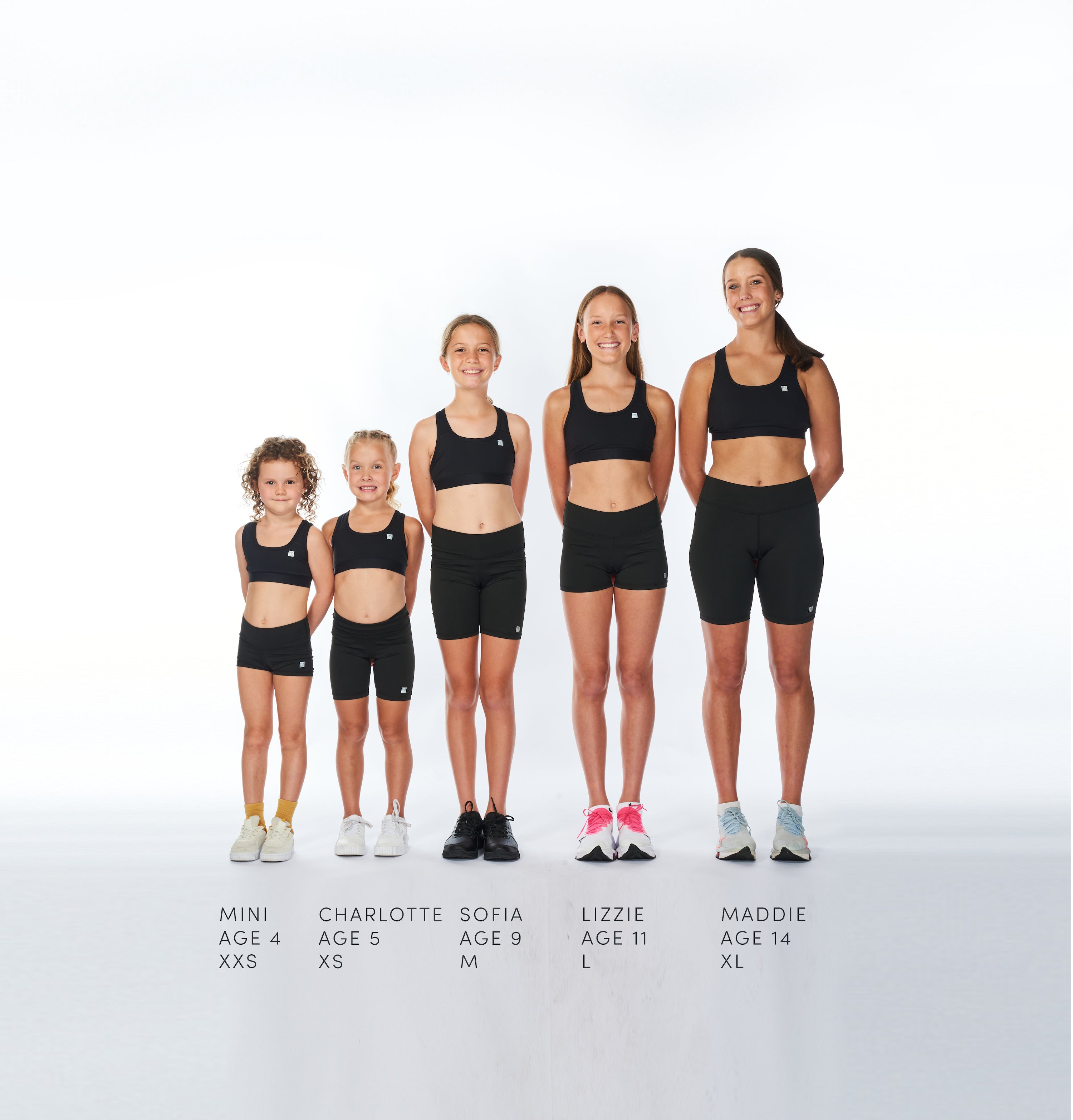 WYN by MALO Girls Bra - Black
