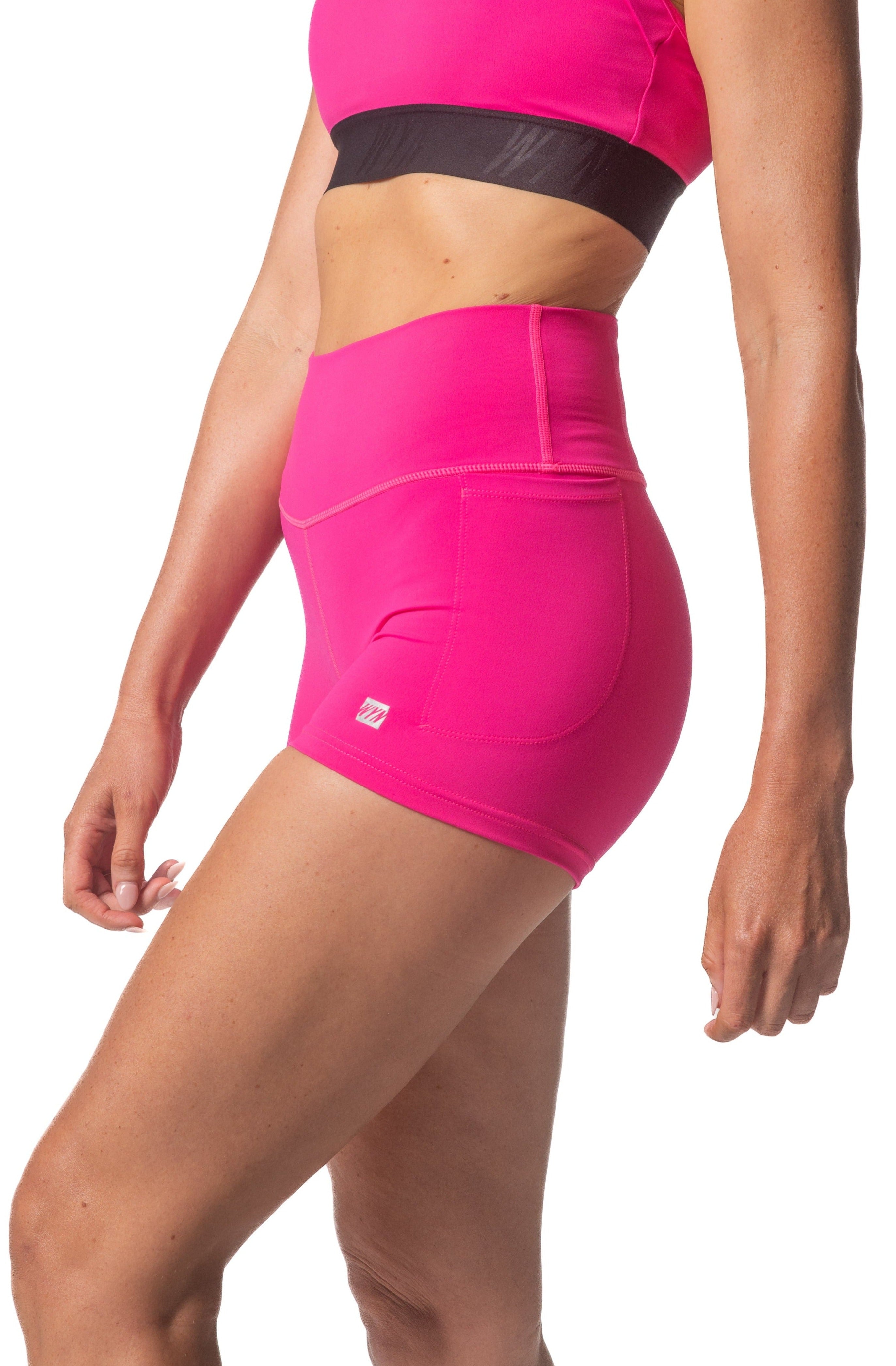 WYN Active PR shorts 3.0  - Raspberry