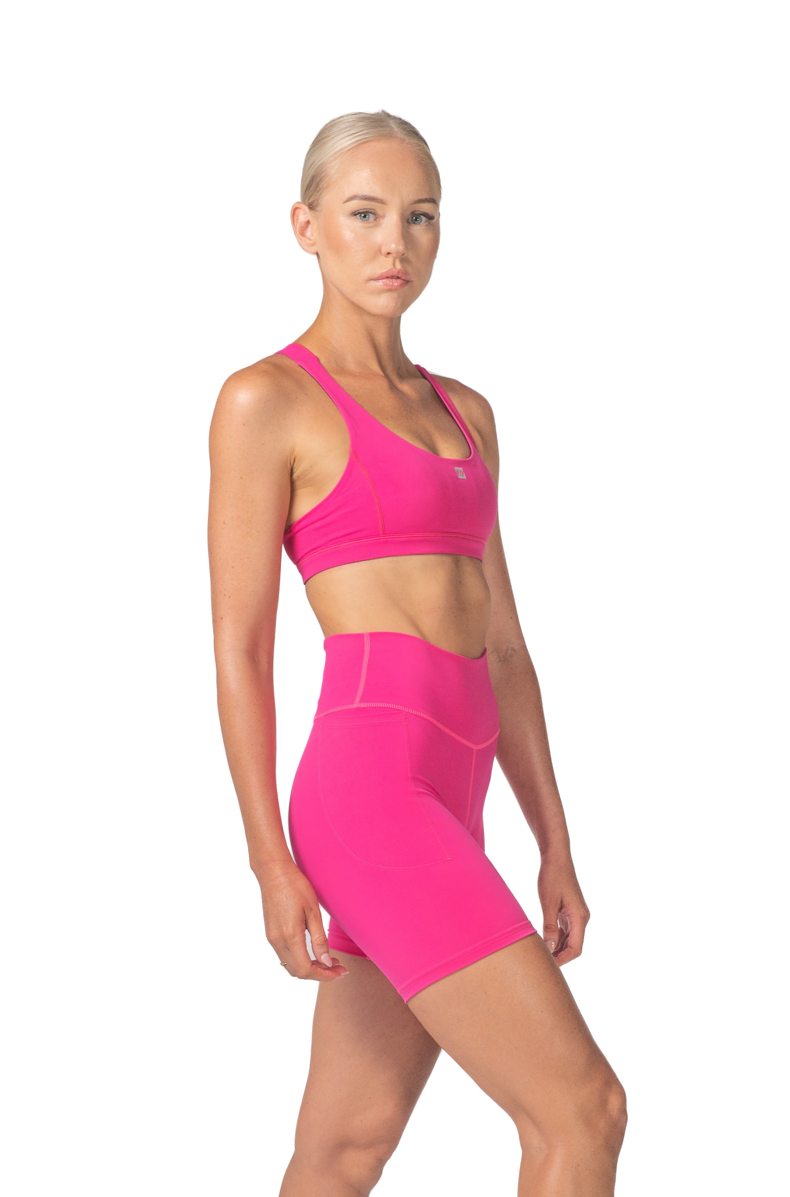 Women's Stride Shorts 6" - Raspberry