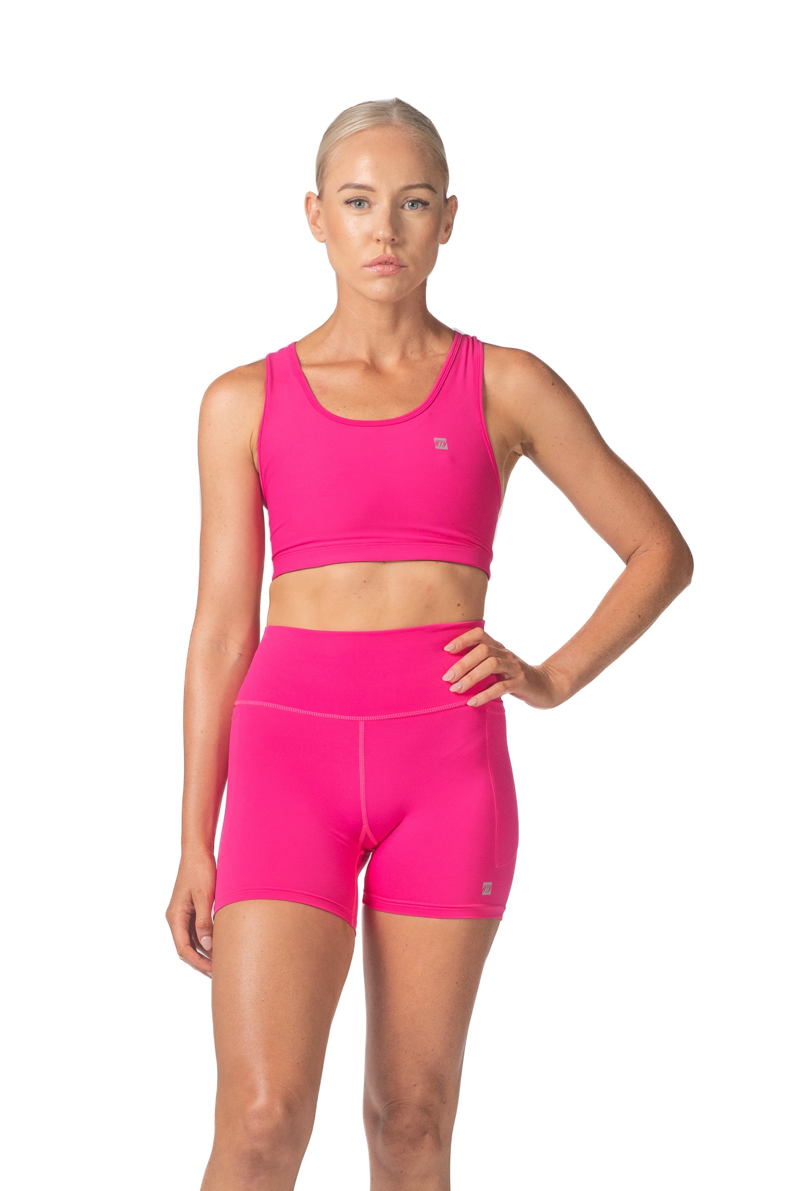 Women's Stride Shorts 4" - Raspberry