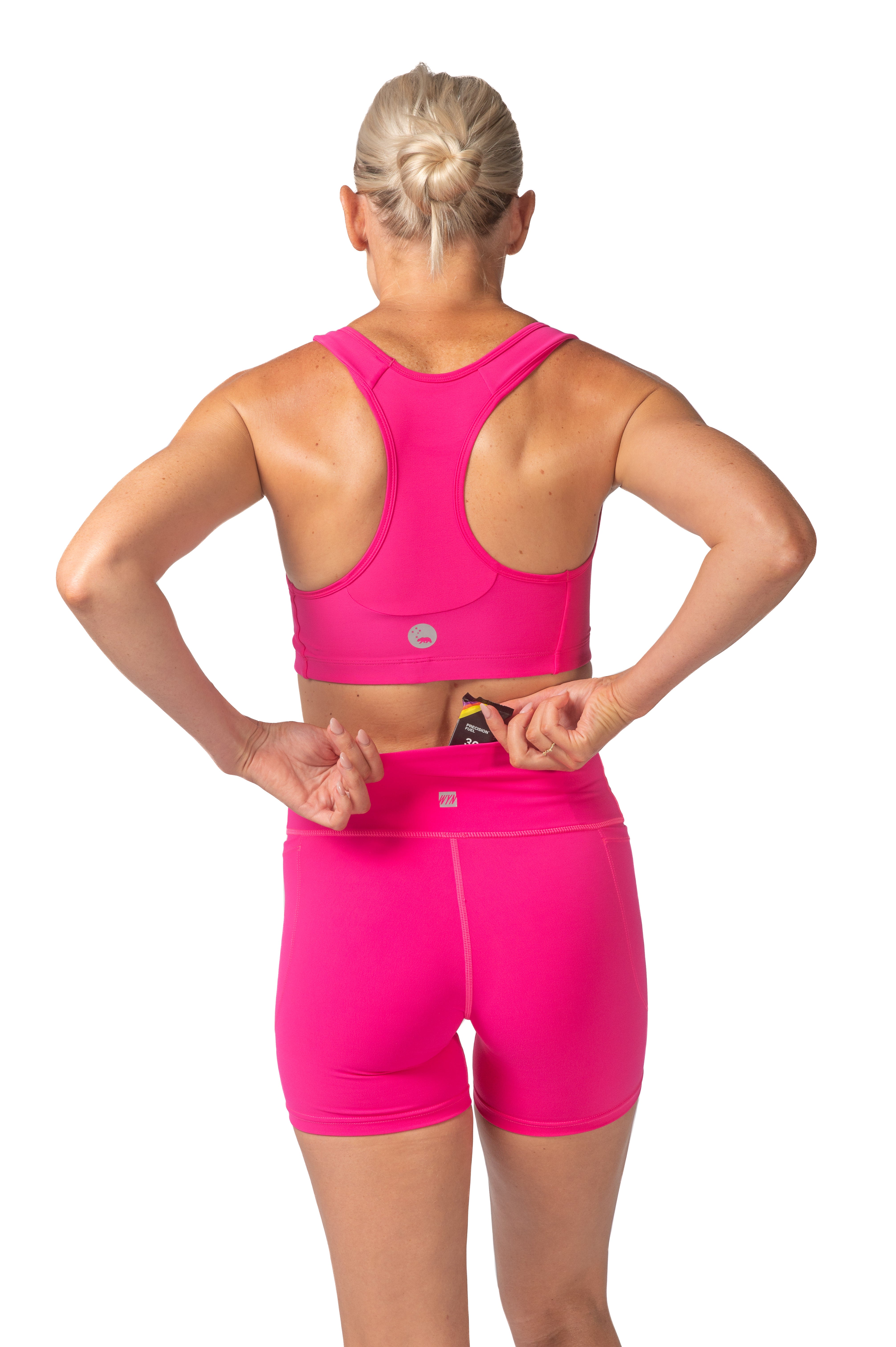 Women's Stride Shorts 4" - Raspberry