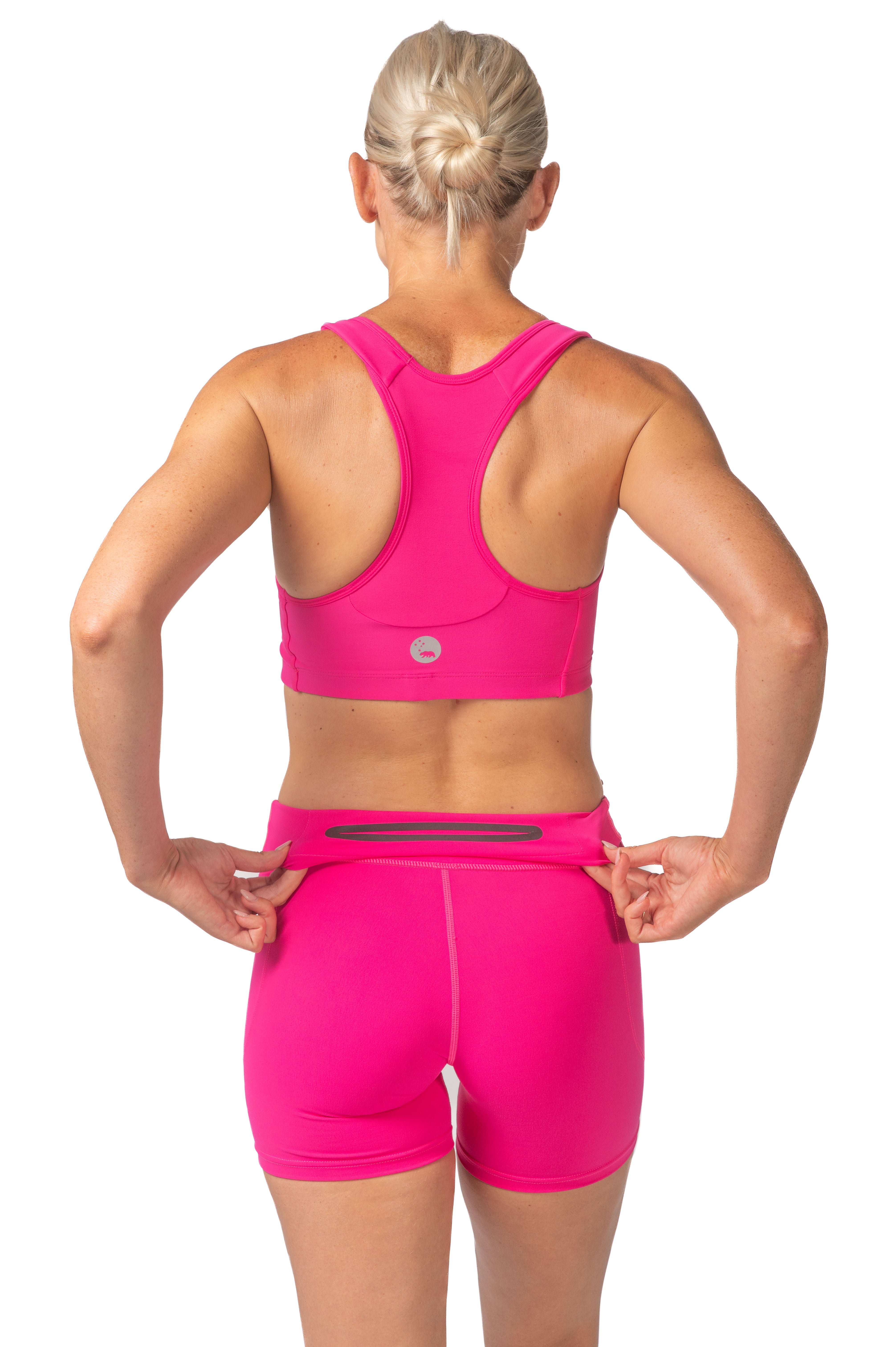 Women's Stride Shorts 4" - Raspberry