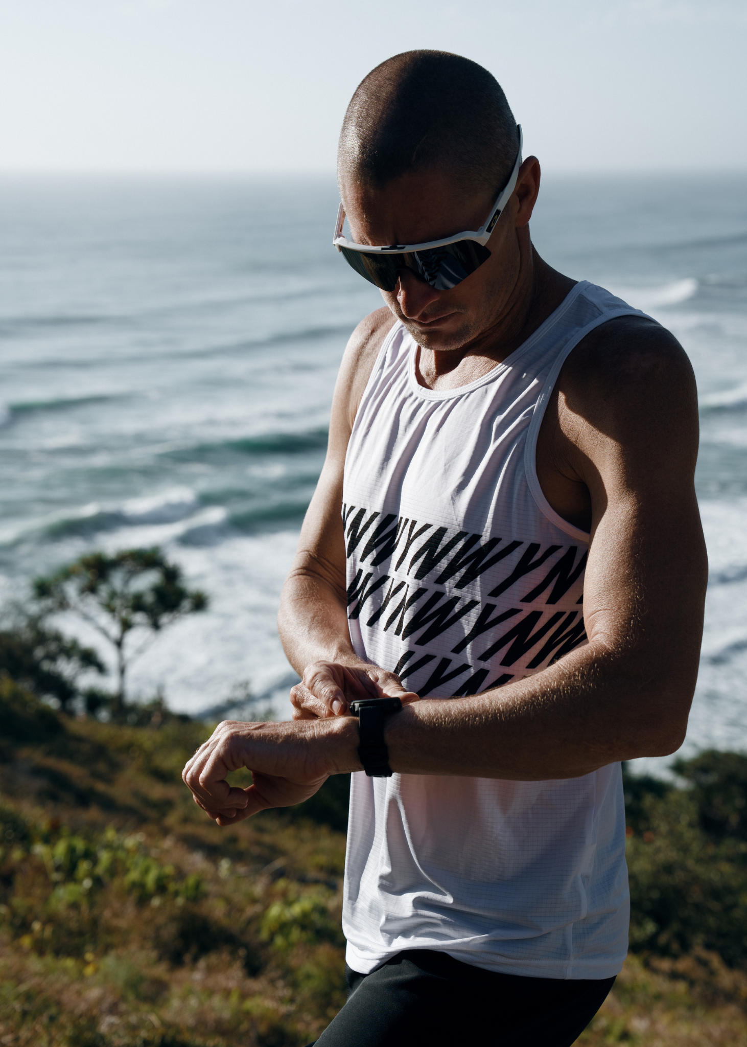 Men's Fly Tank - White