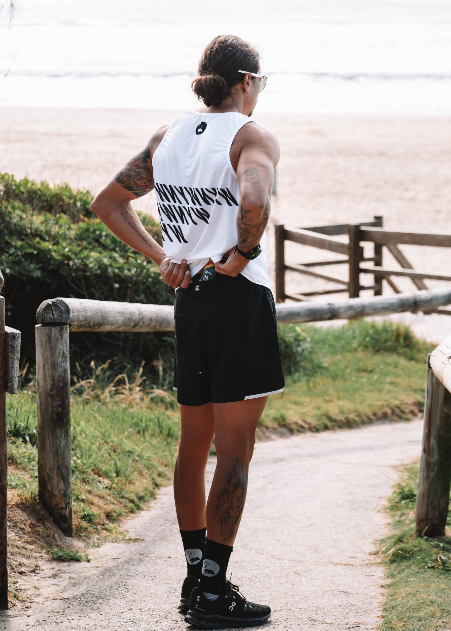 Men's Noosa 2.0 Run Short (5")- Black