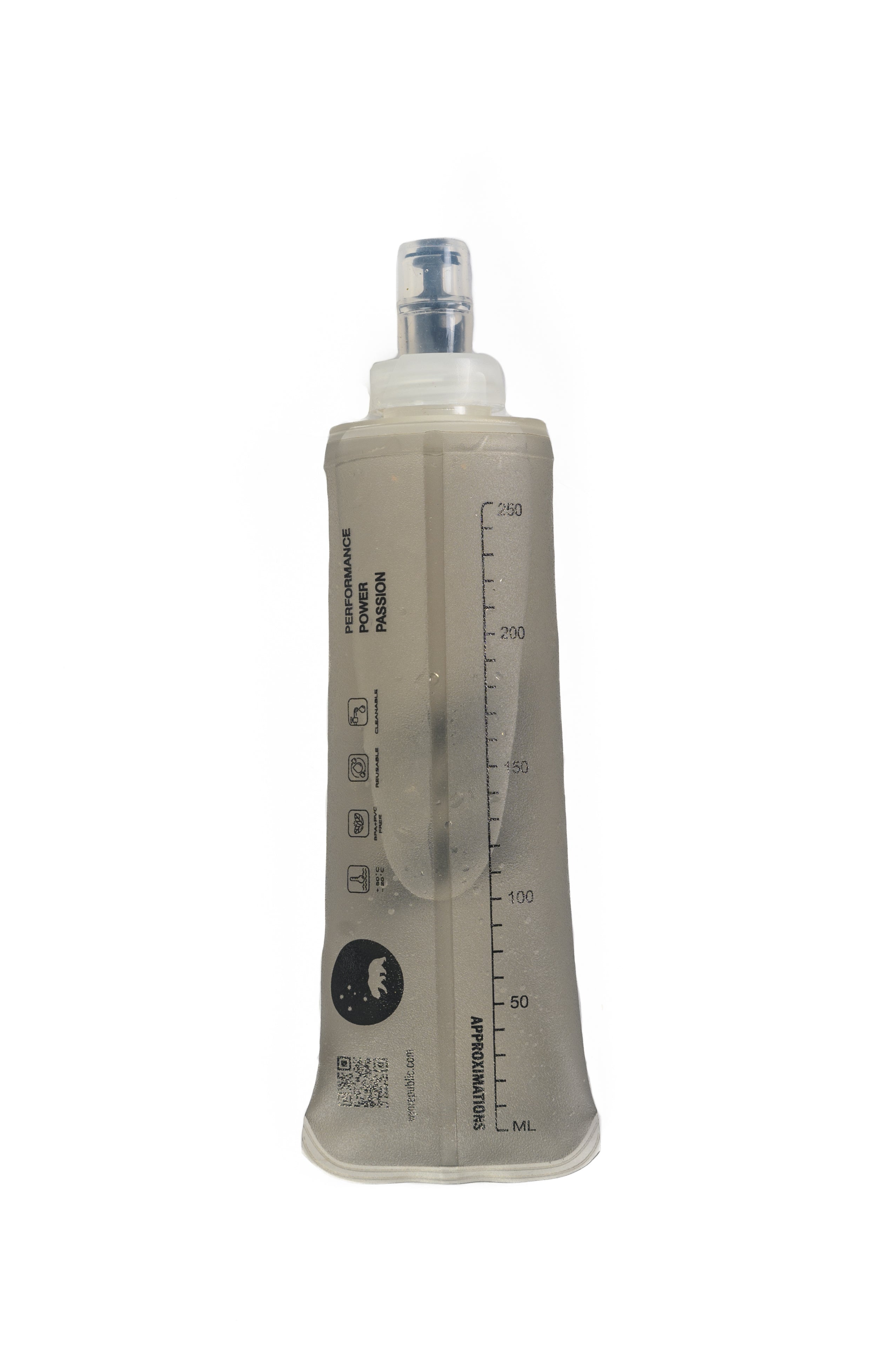WYN Hydration 8.5oz Soft Flask - Gray