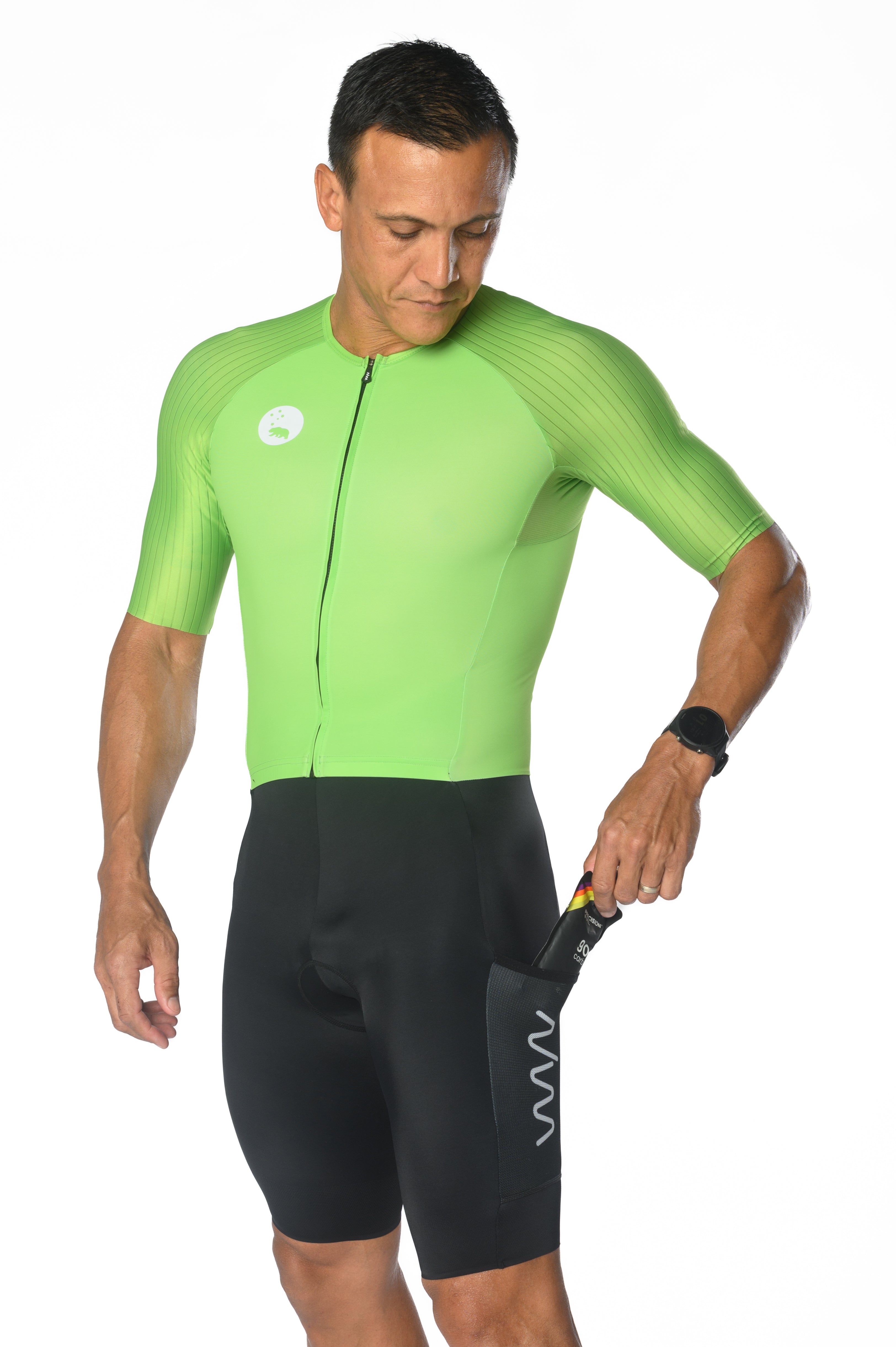 Men's Hi Velocity X Tri Suit - Lime Green