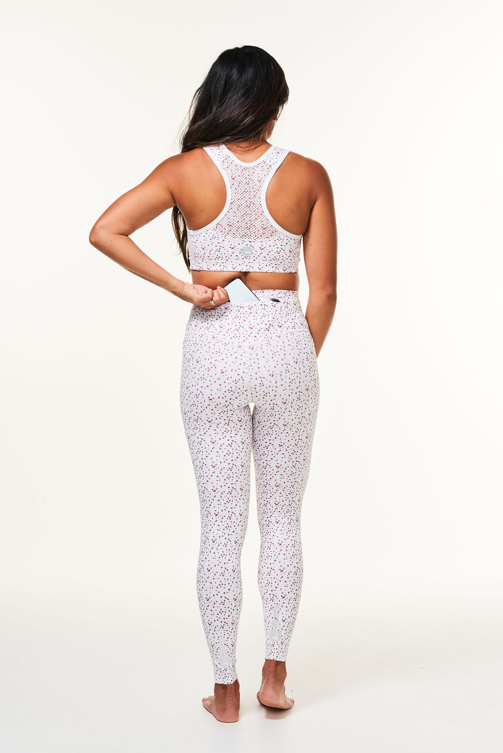 WYN by MALO on the run 7/8 tights - rose quartz