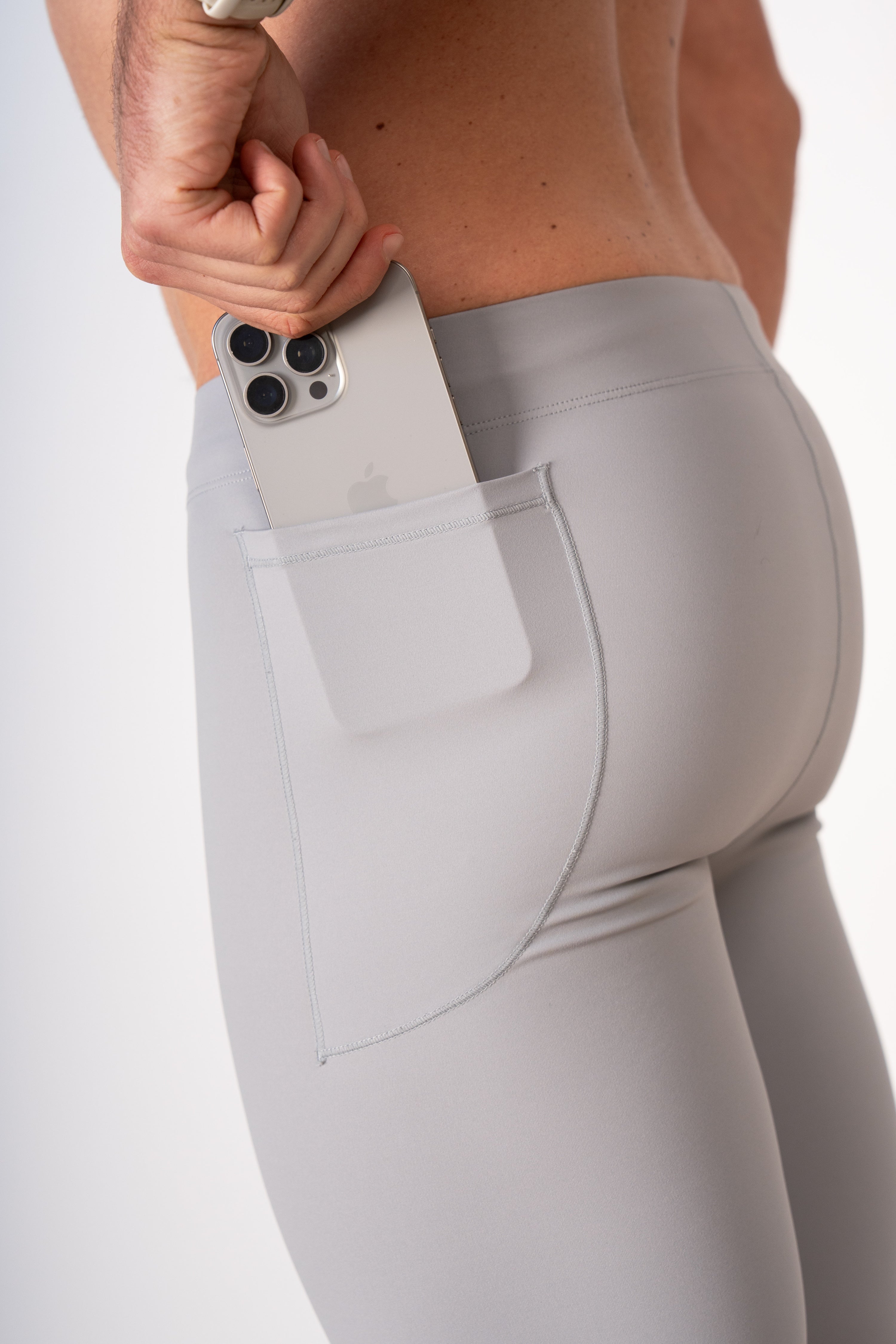 Men's Race Half Tights - Platinum