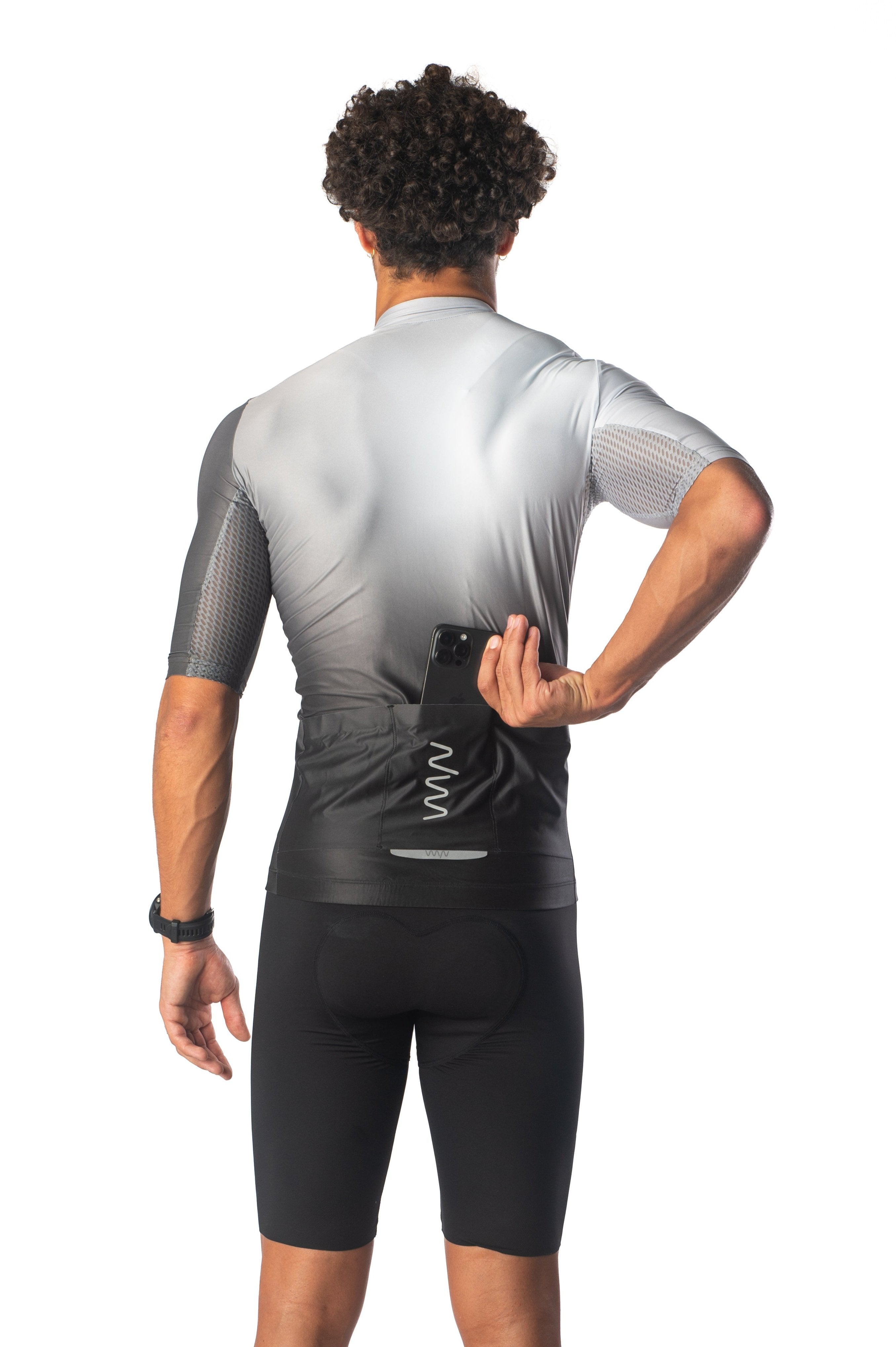 Men's WC24 Premium Cycling Jersey - Taupo All Black