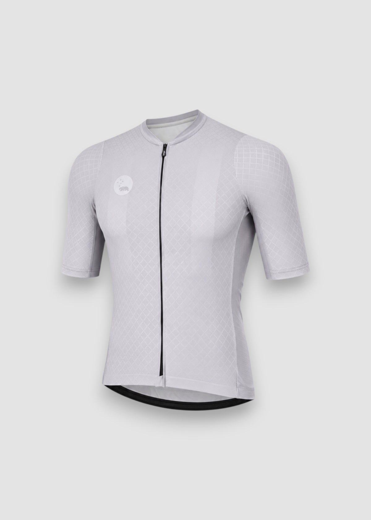 Men's LUCEO Pro Racer Cycling Jersey - Silver