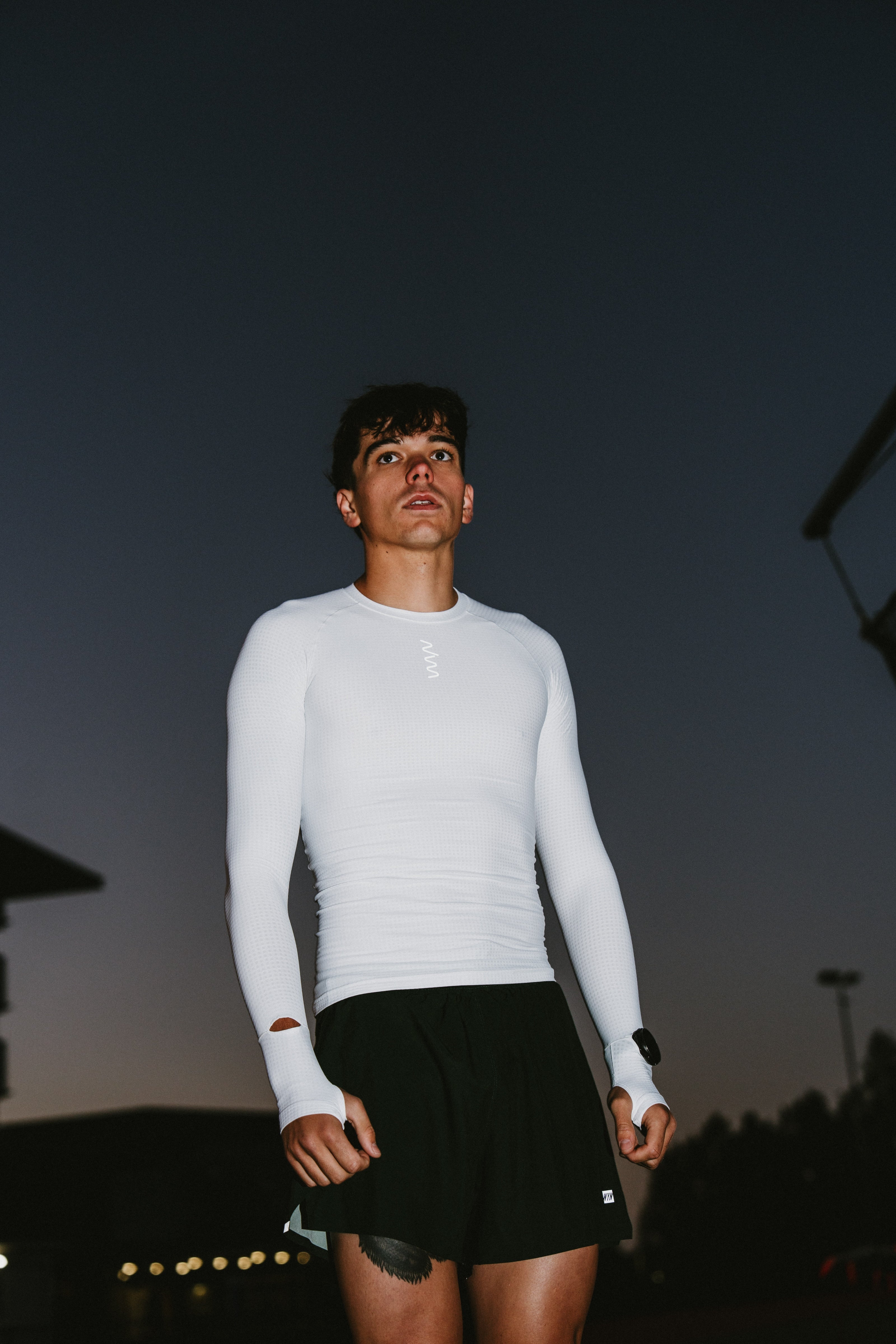Men's Multi-Sport Base Layer - White