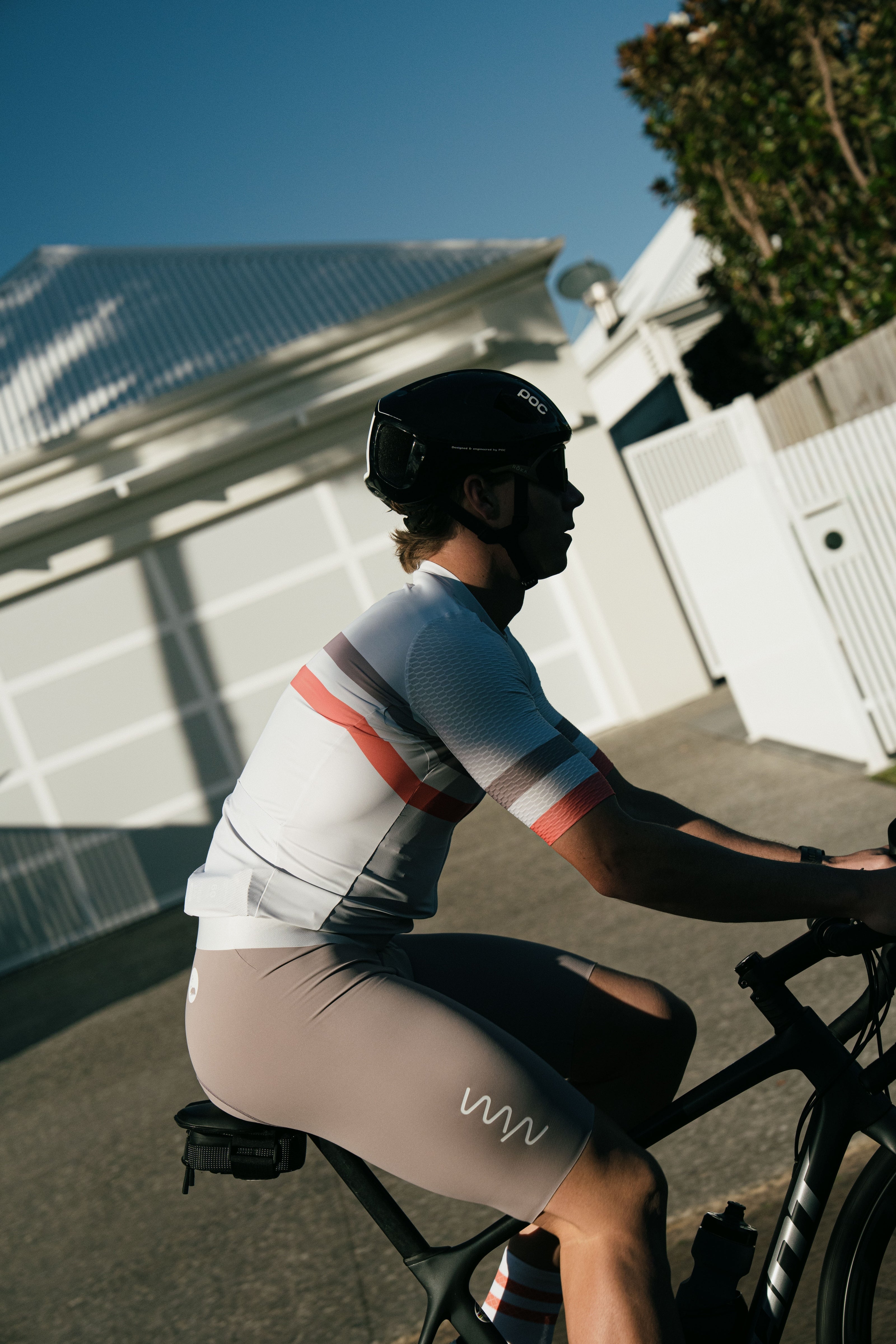 Men's Velocity 3.0 Cycling Bib Shorts - Taupe