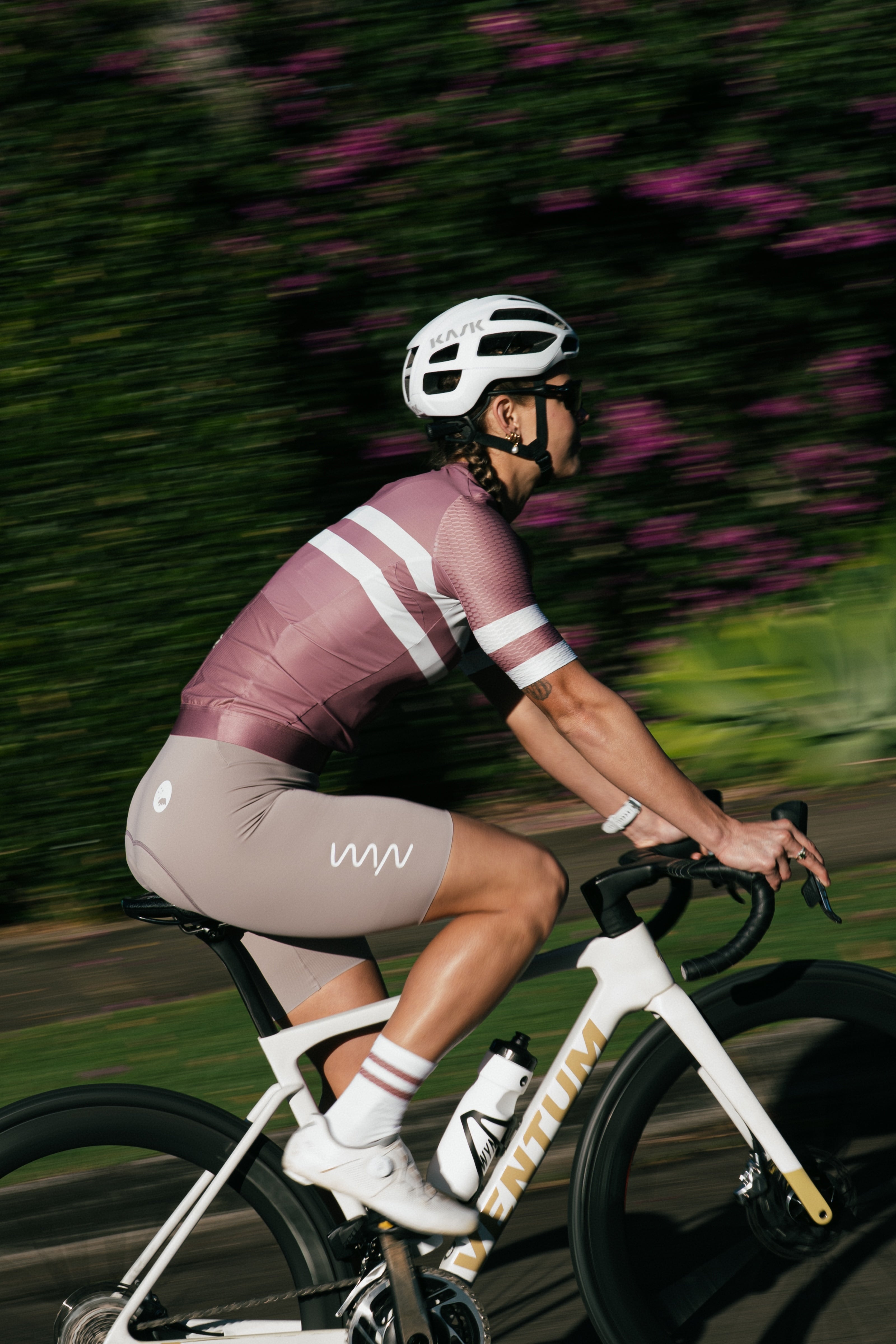 Women's Velocity 3.0 Cycling Bib Shorts - Taupe